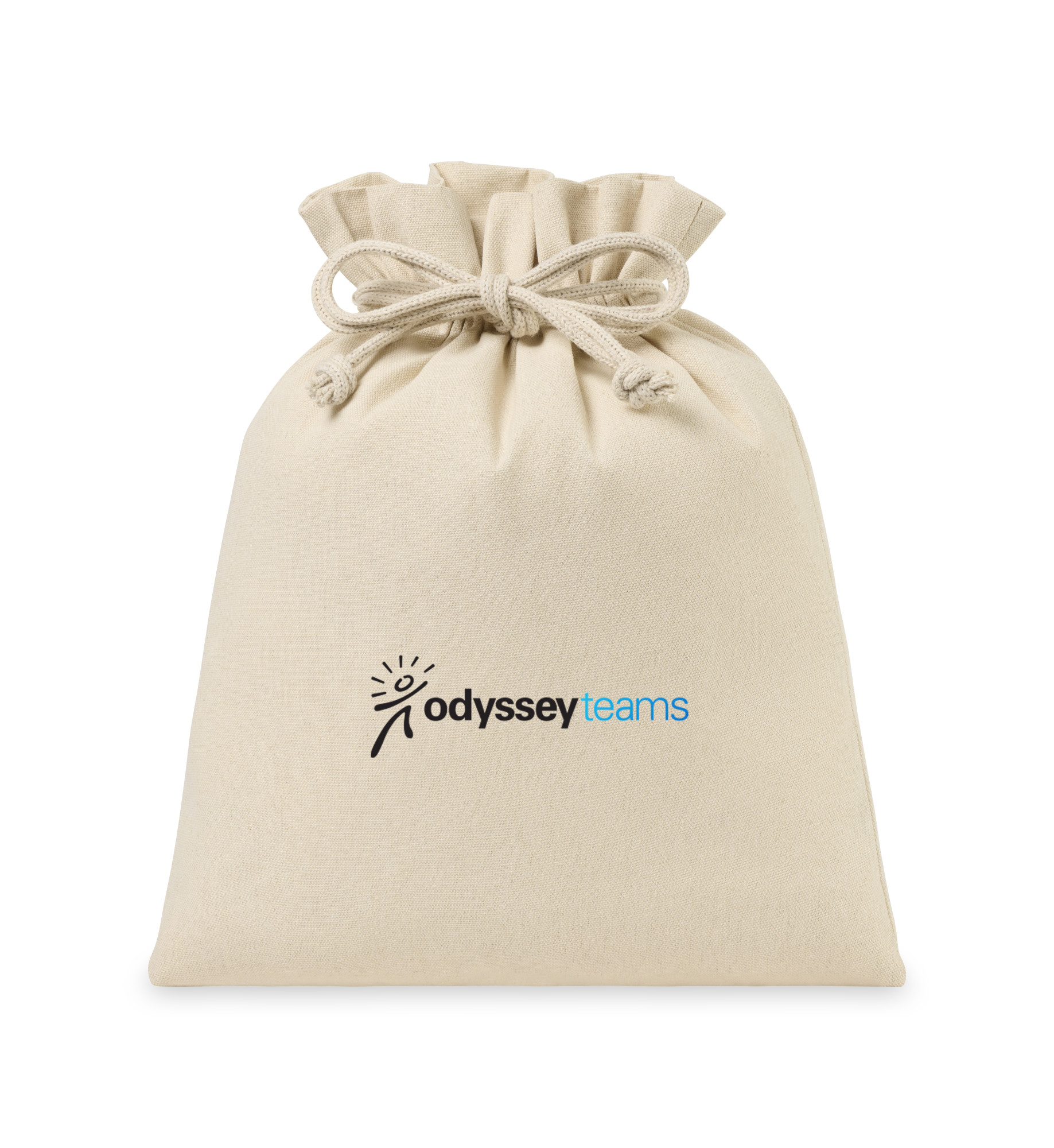 Picture of Canvas Drawstring Gift Bag - Large - Natural