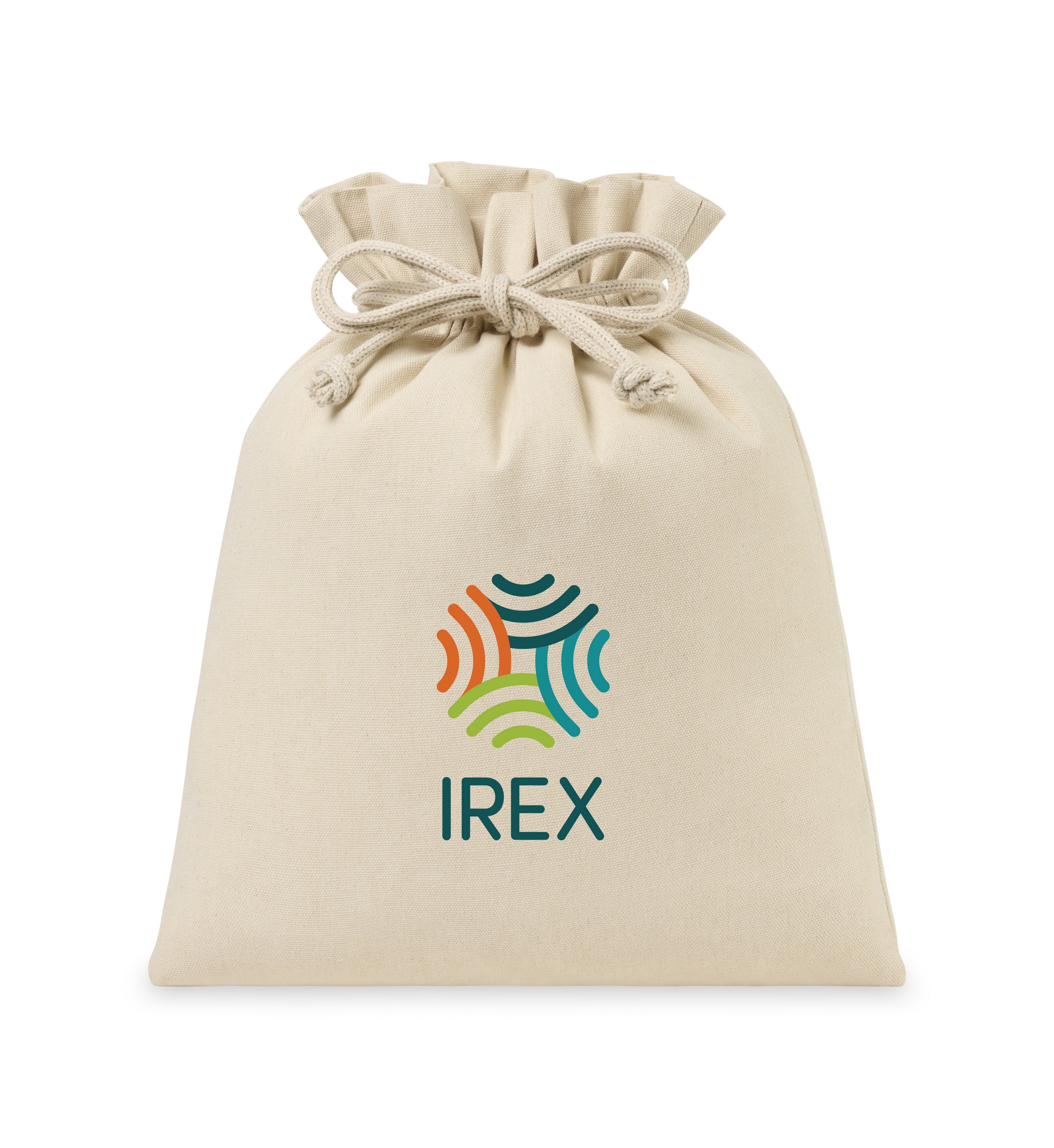 Picture of Canvas Drawstring Gift Bag - Large - Natural