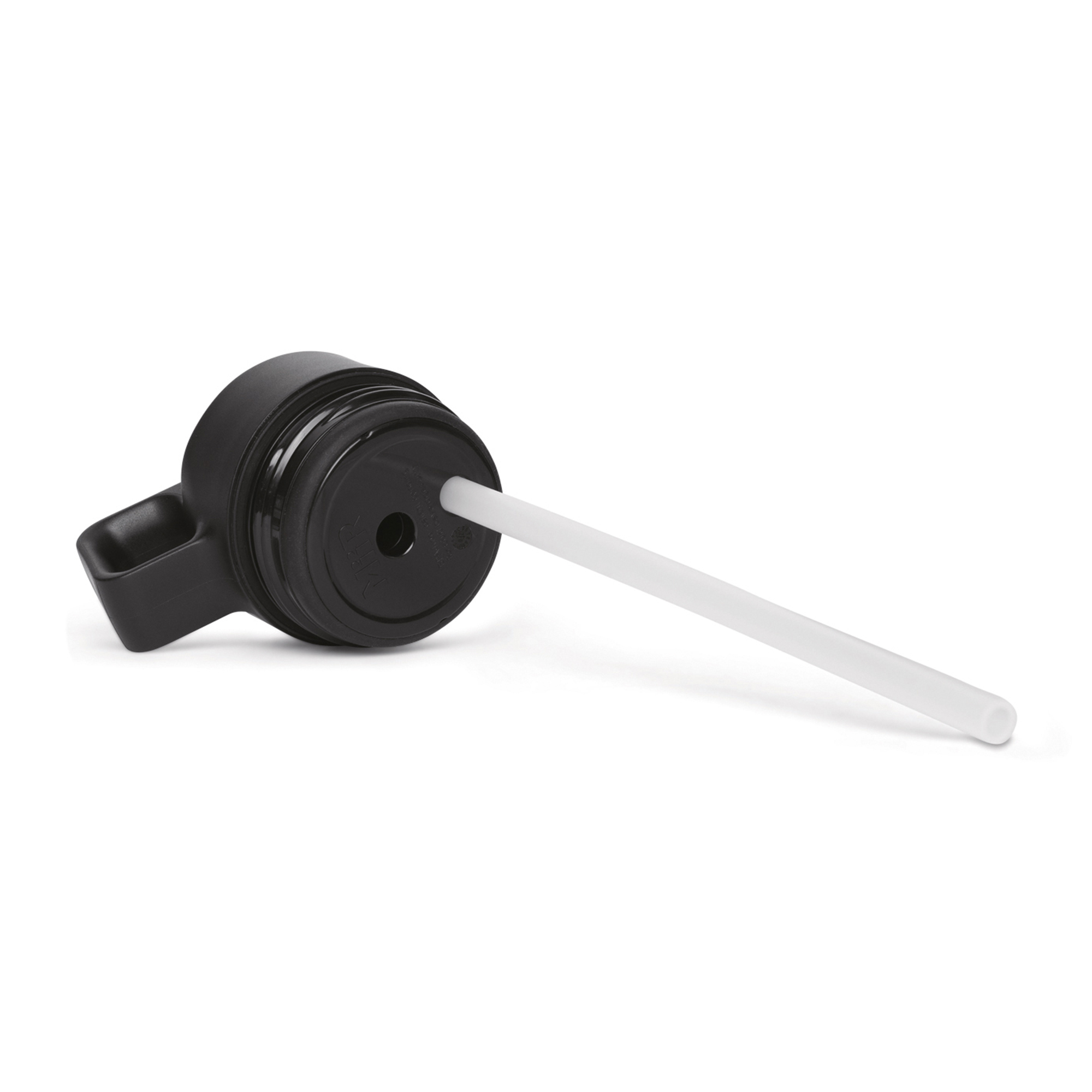 Picture of MiiR Vacuum Insulated Wide Mouth Leakproof Straw Lid Bottle - 20 Oz. - Black Powder