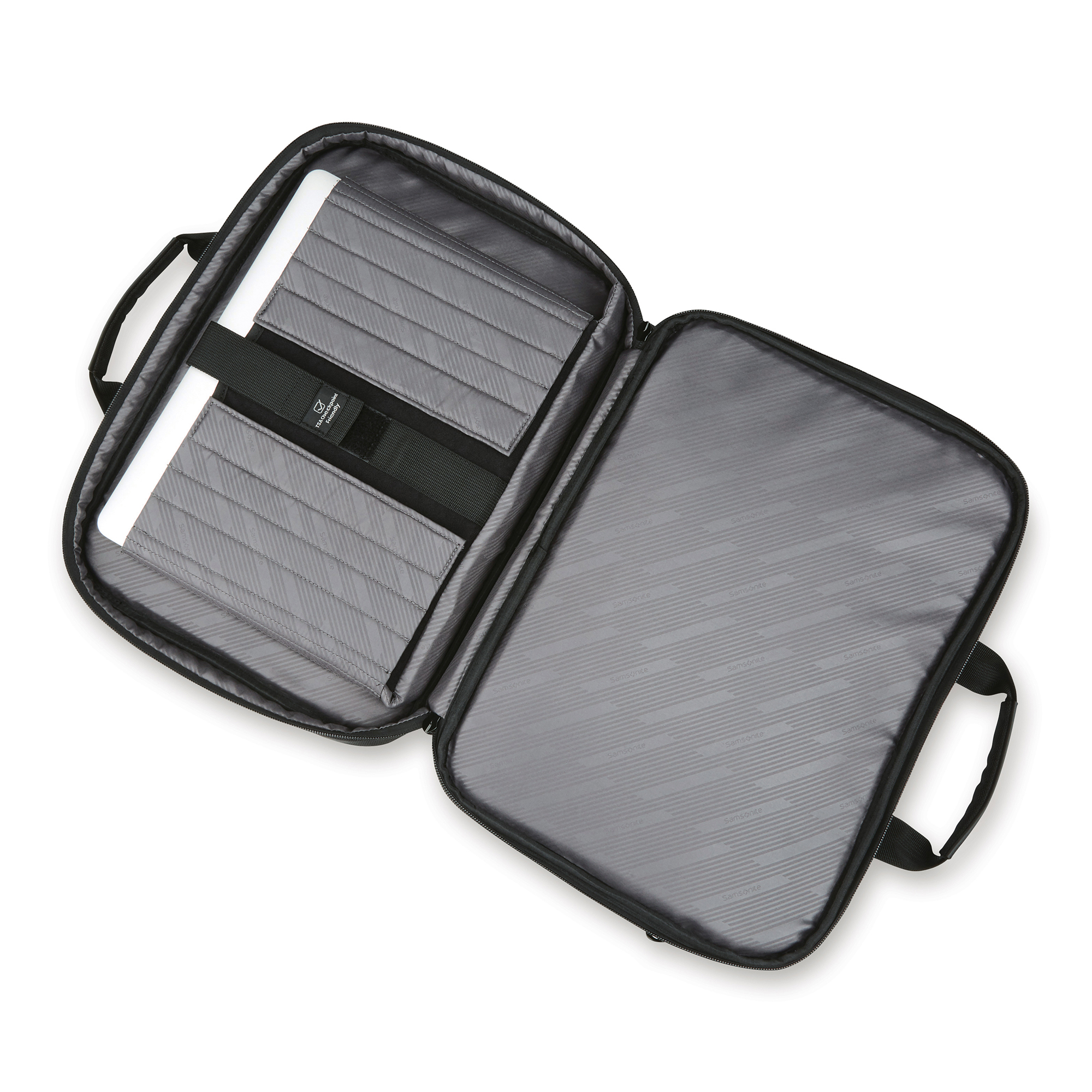 Picture of Samsonite Classic Business Perfect Fit Two Gusset Laptop Portfolio - Black