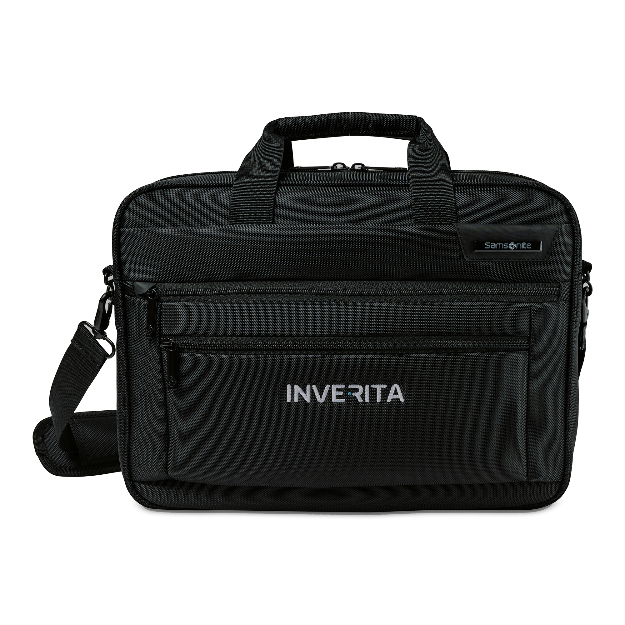 Picture of Samsonite Classic Business Perfect Fit Two Gusset Laptop Portfolio - Black