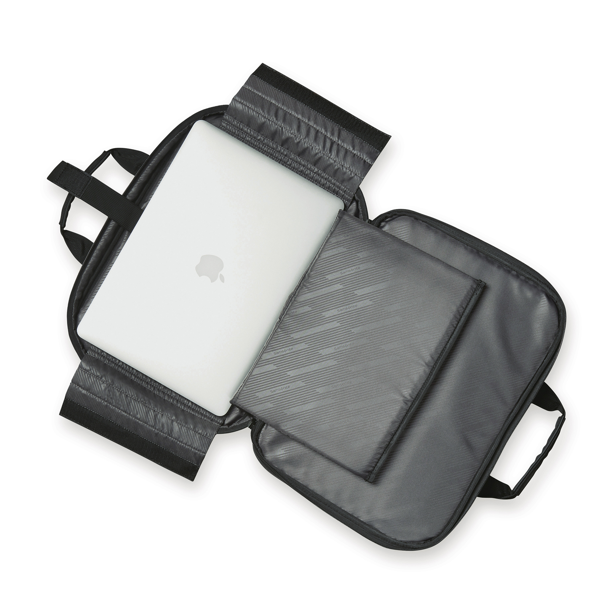 Picture of Samsonite Classic Business Perfect Fit Two Gusset Laptop Portfolio - Black