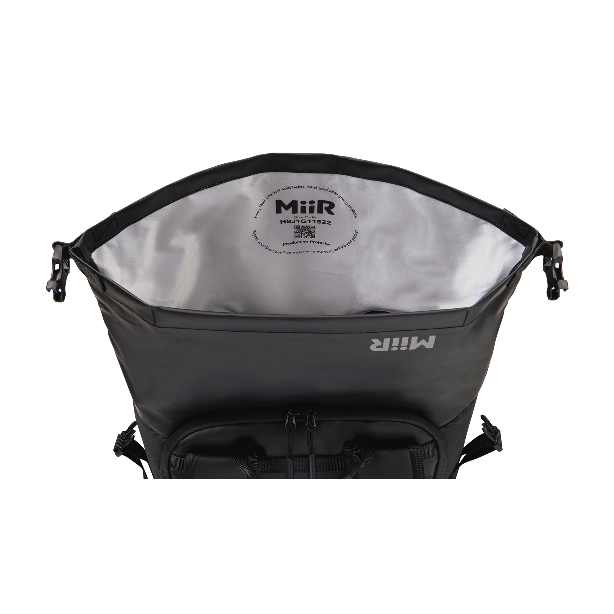 Picture of MiiR Olympus 2.0 Recycled rPET 25L Laptop Backpack - AWARE - Black