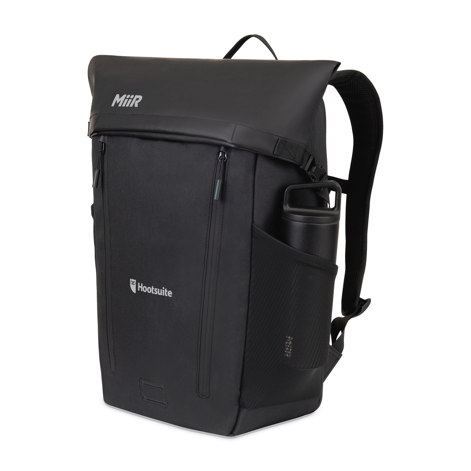 Picture of MiiR Olympus 2.0 Recycled rPET 25L Laptop Backpack - AWARE - Black