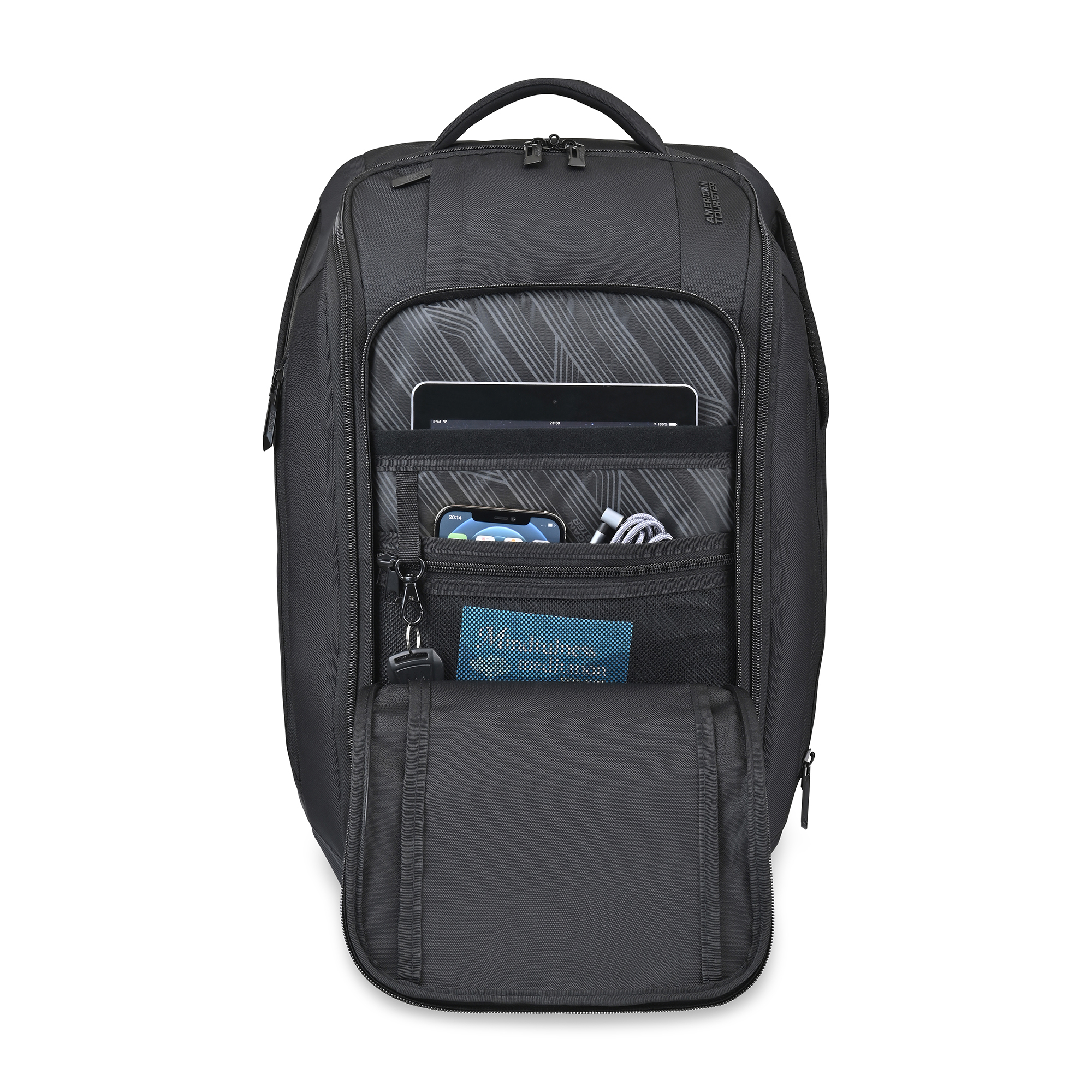Picture of American Tourister Zoom Turbo Convertible Backpack - Black