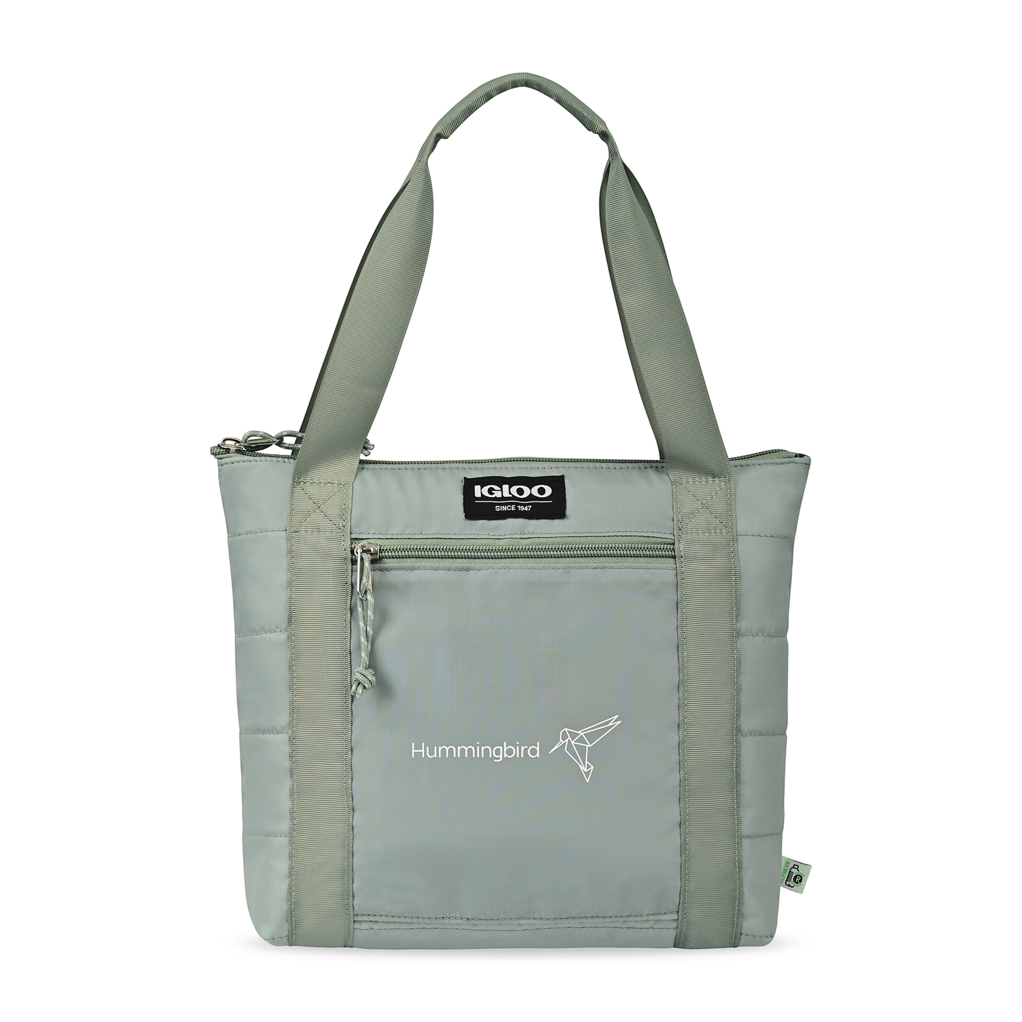 Picture of Igloo Packable Puffer 10-Can Cooler Bag - Aqua Gray