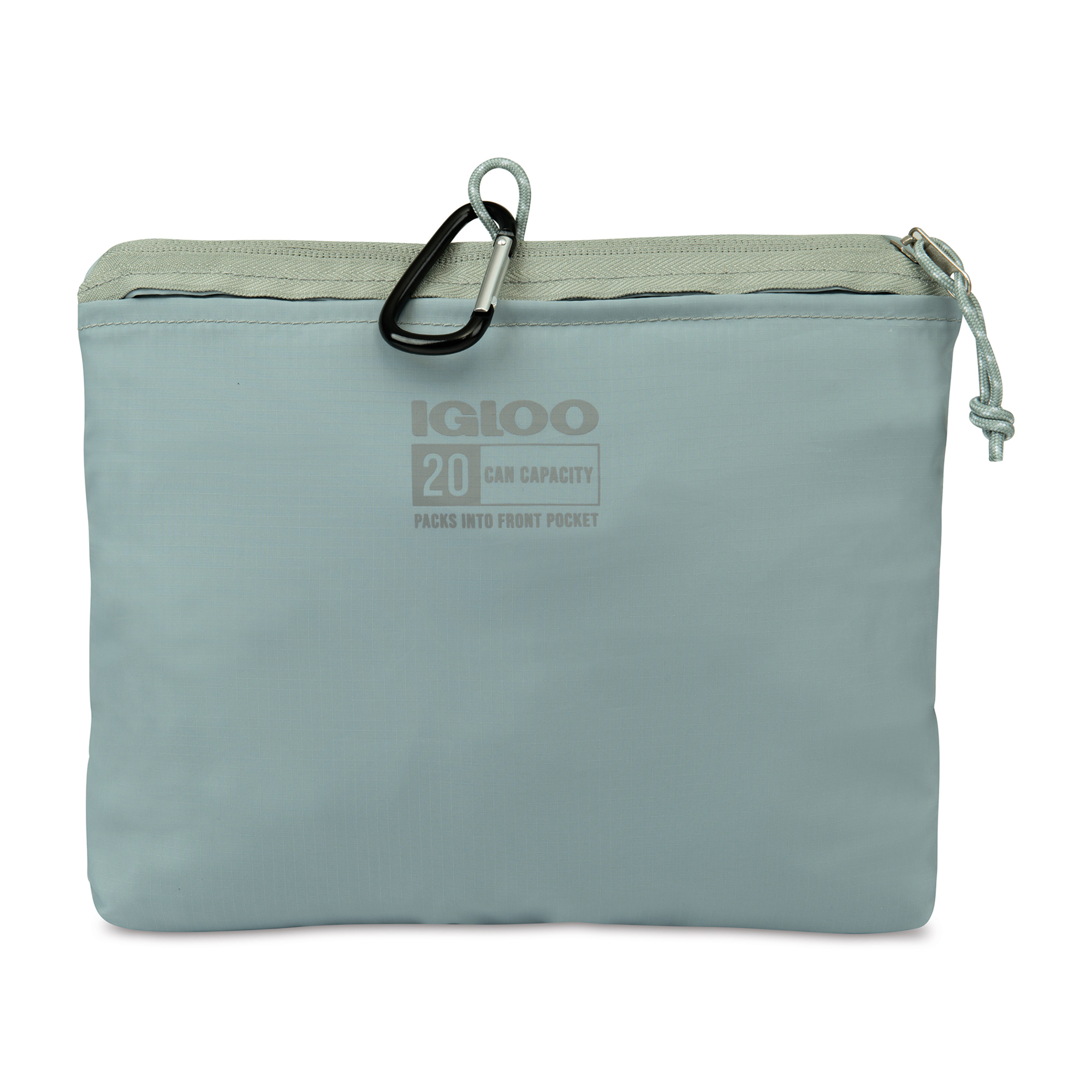 Picture of Igloo Packable Puffer 20-Can Cooler Bag - Aqua Gray