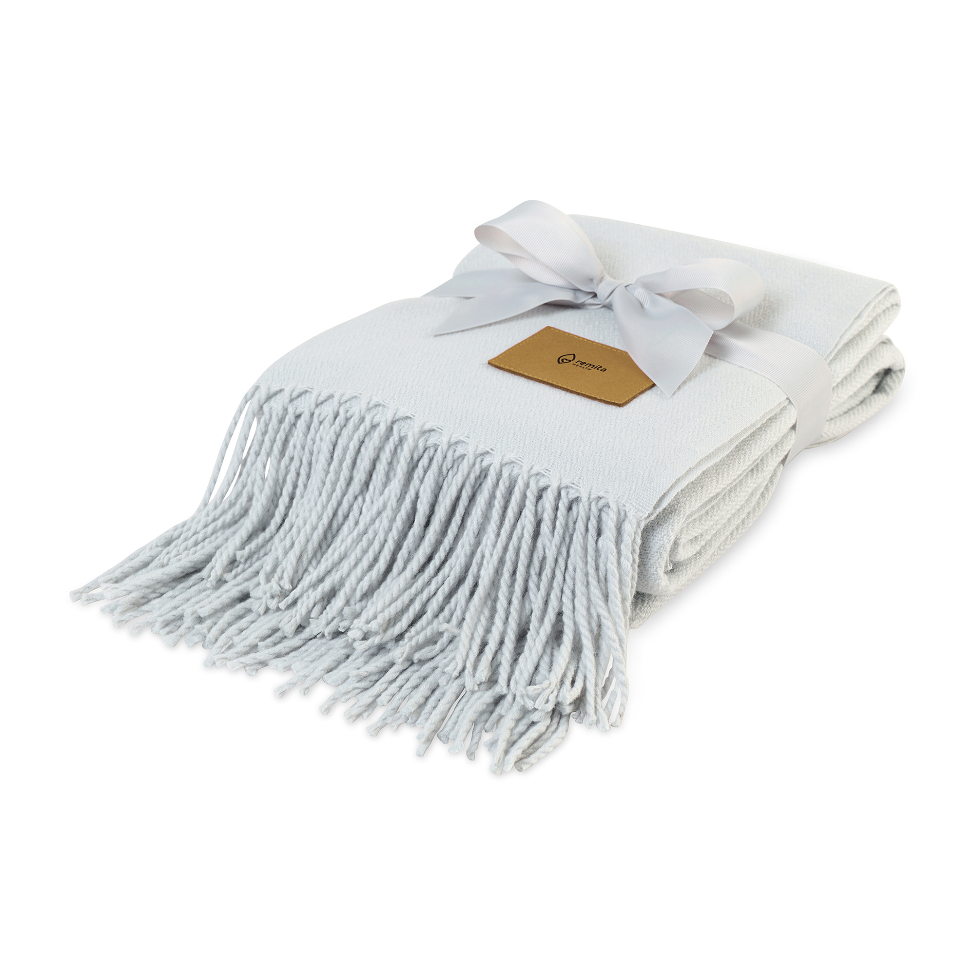 Picture of Everlasting Throw Blanket - Soft Grey Herringbone