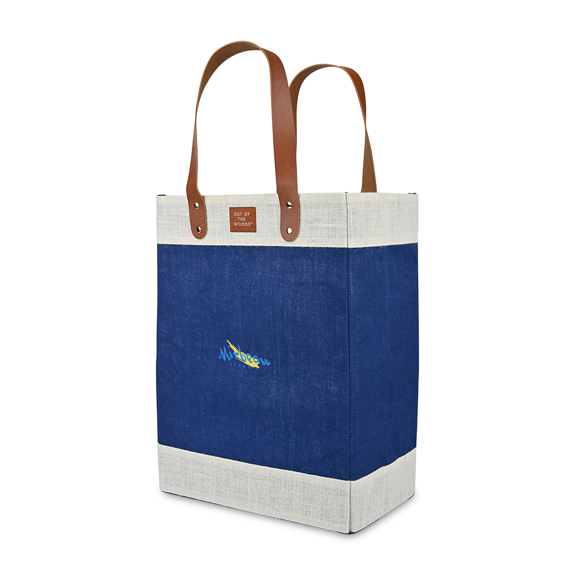 Picture of Out of the Woods Jute Tall Tote - Navy Blue