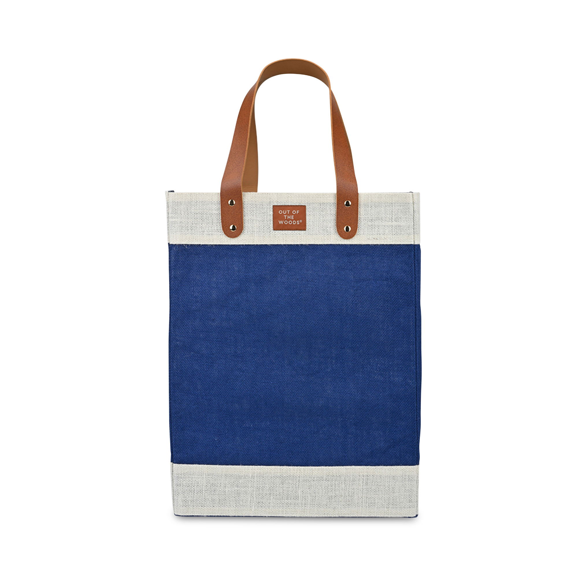 Picture of Out of the Woods Jute Tall Tote - Navy Blue