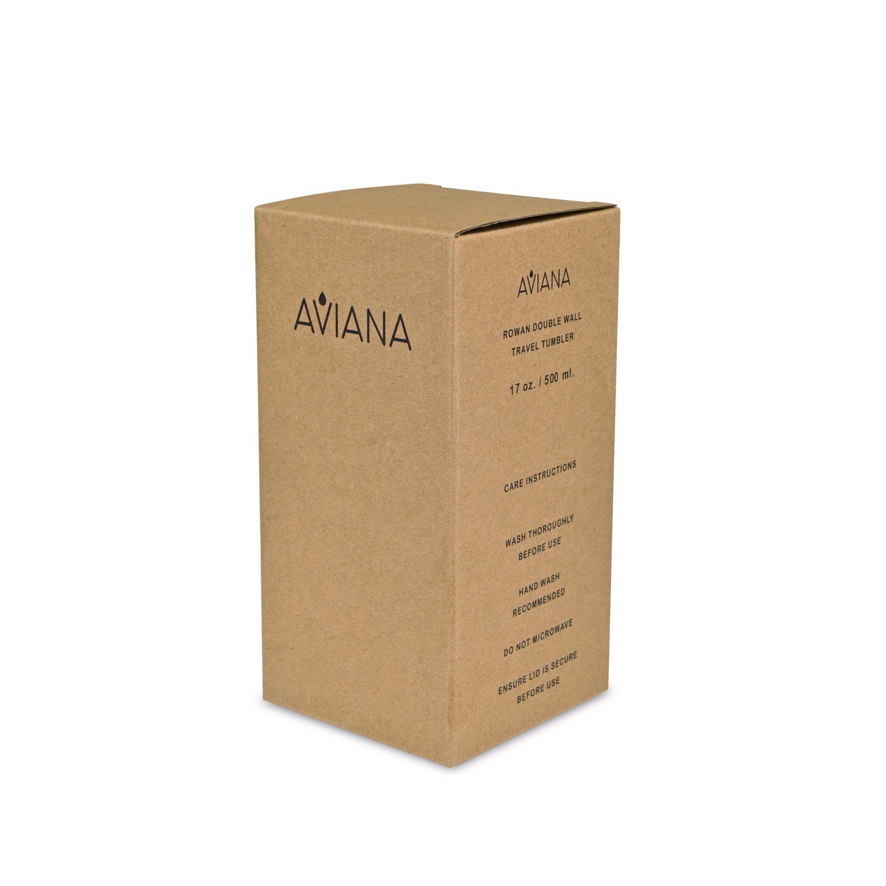 Picture of Aviana Rowan Recycled Stainless Steel Tumbler - 17 Oz. - Black
