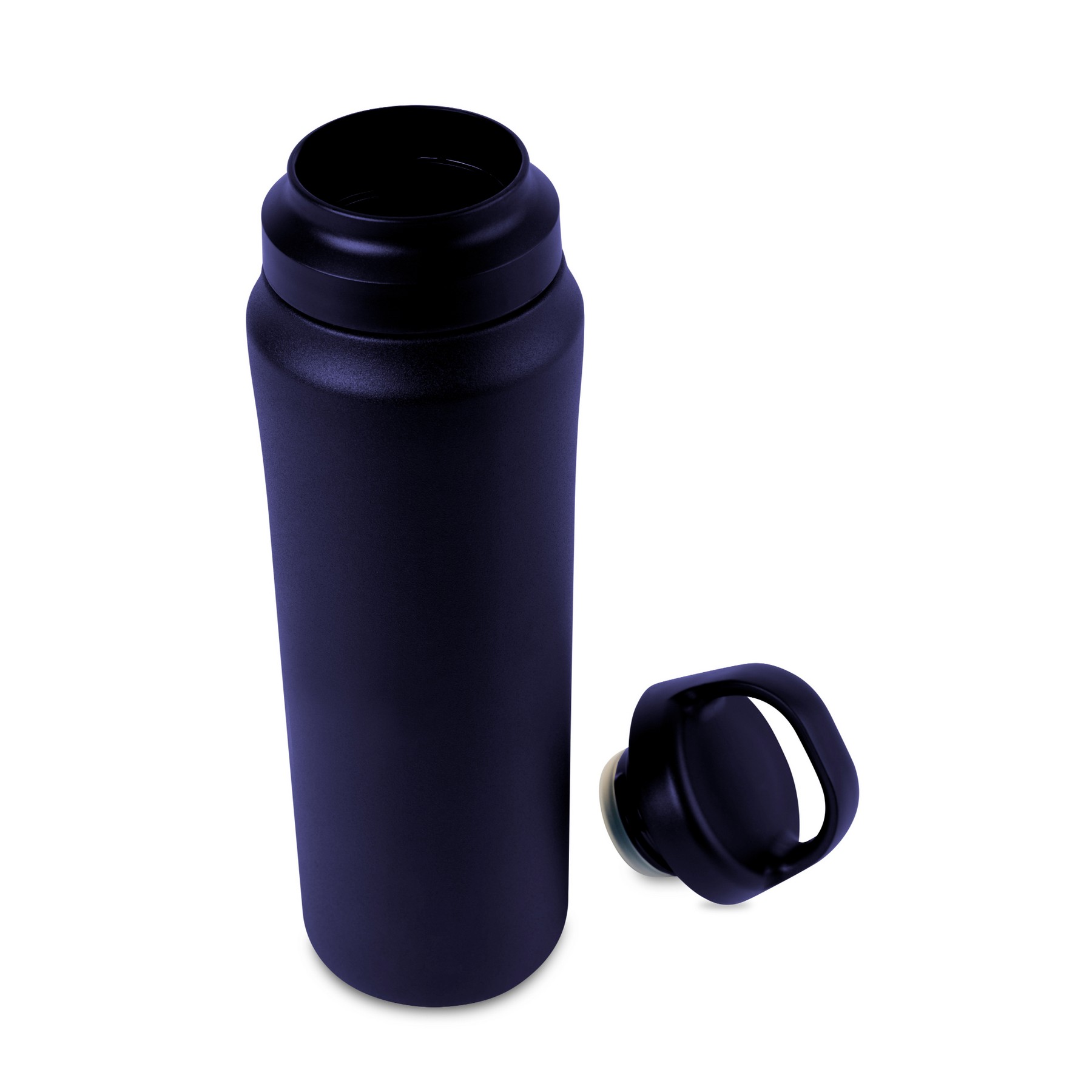 Picture of Aviana Rowan Recycled Stainless Steel Water Bottle - 16 Oz. - Matte Navy