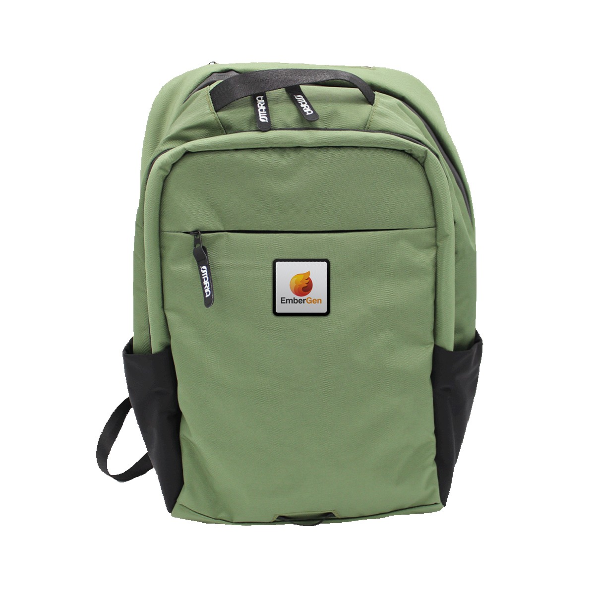 Picture of Otaria™ Computer Laptop Backpack, Leather Patch - Full Color