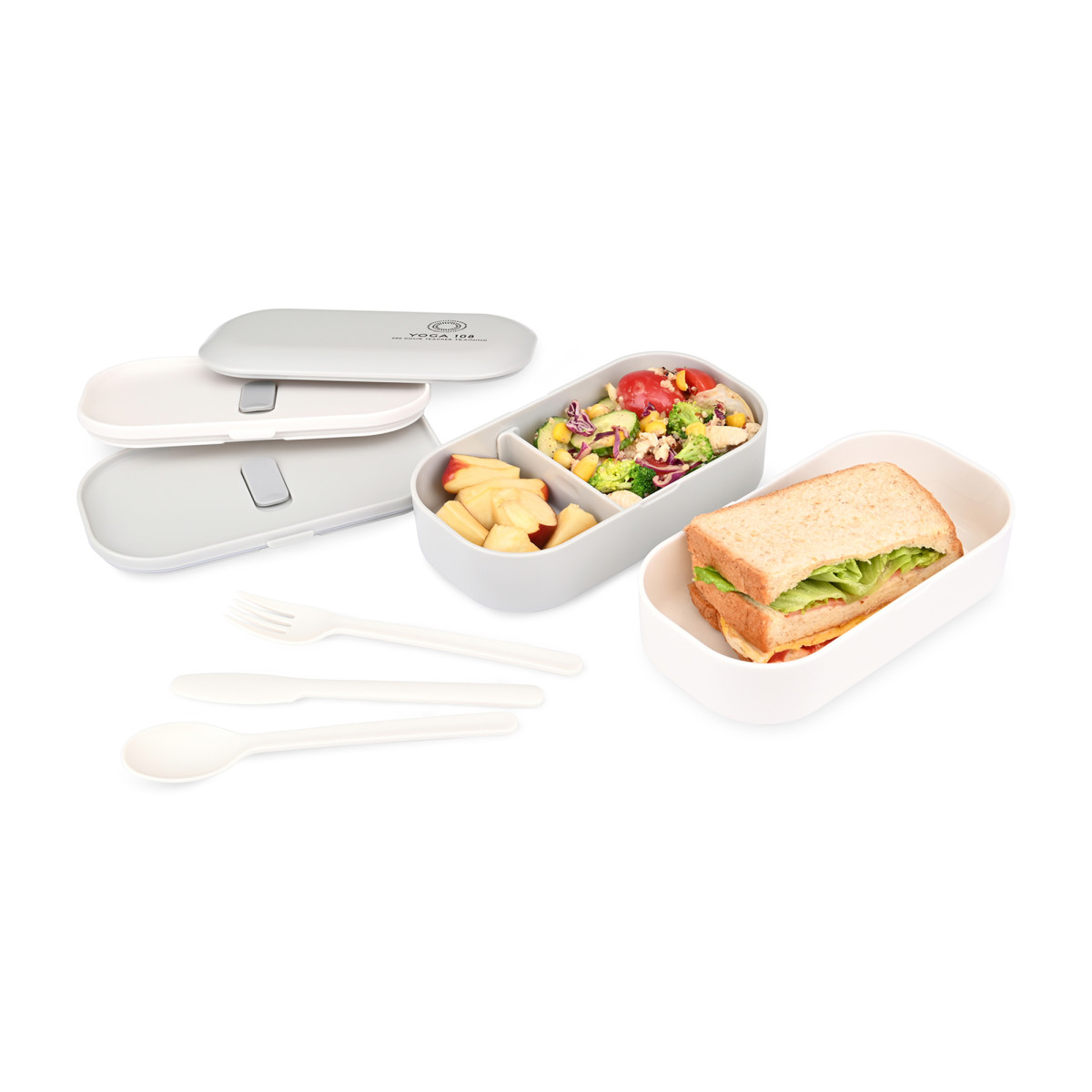 Picture of Oishii Bento Box - Grey-Cream