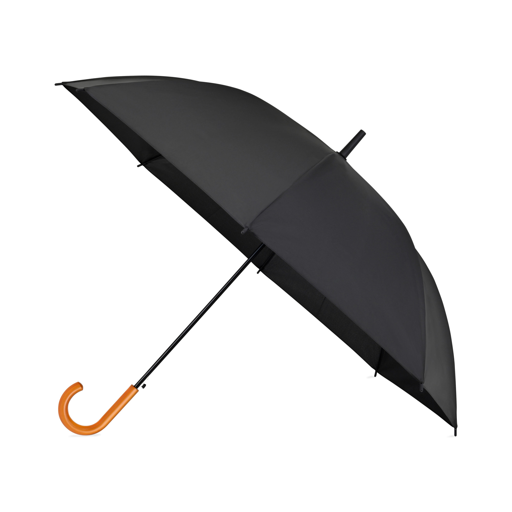 Picture of Elements 50" Recycled rPET Auto Open Hospitality Umbrella - Black
