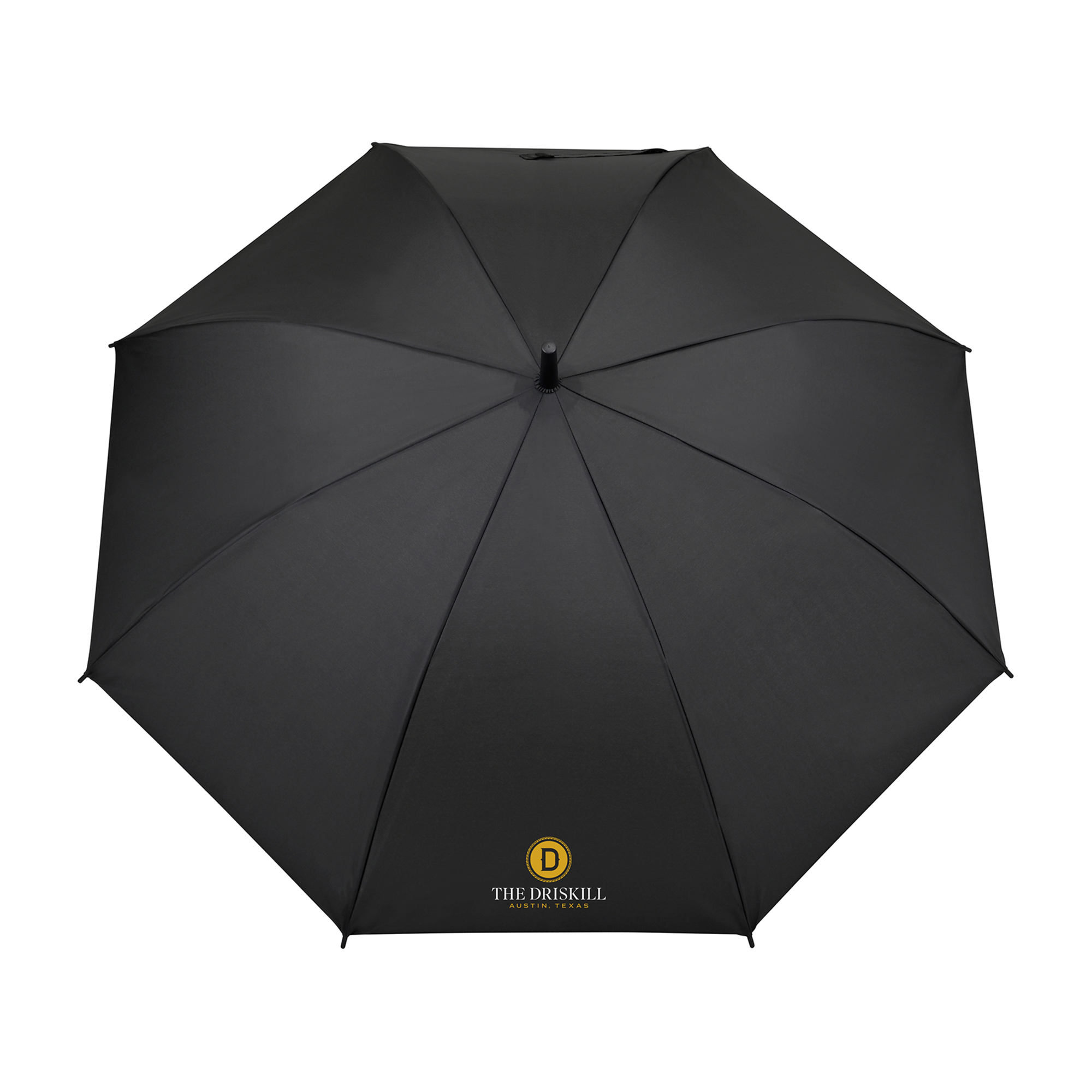 Picture of Elements 50" Recycled rPET Auto Open Hospitality Umbrella - Black
