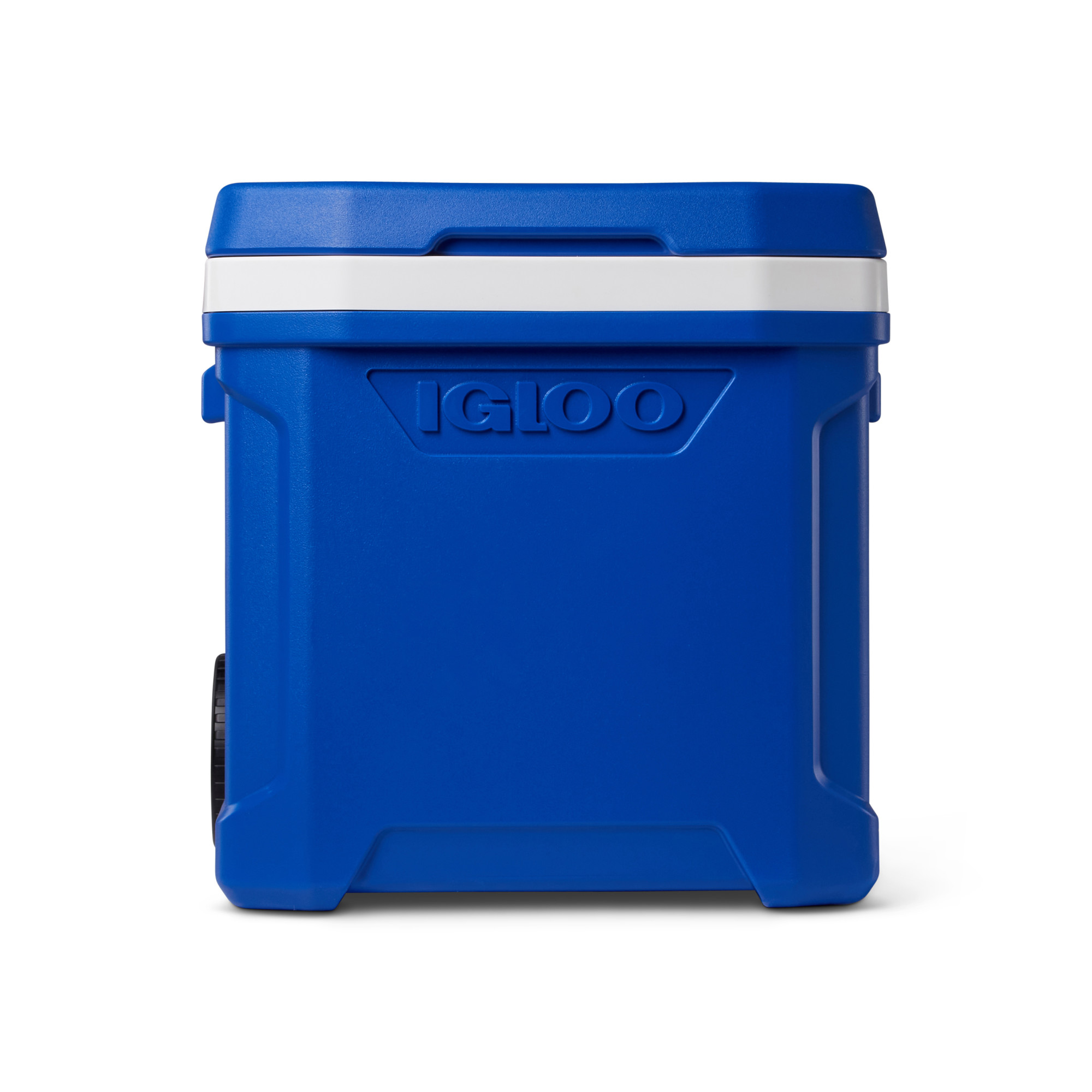 Picture of Igloo Profile II 60 Qt Roller Cooler - White-Majestic Blue