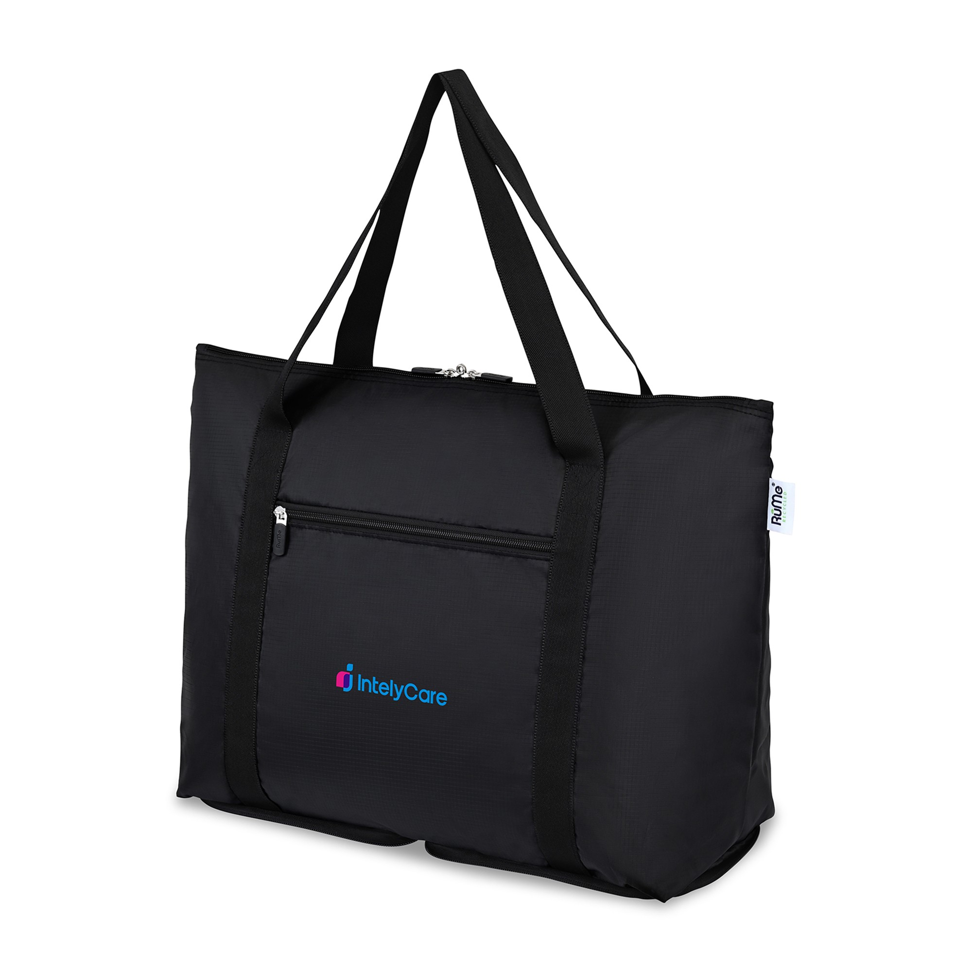 Picture of RuMe Recycled Ripstop rPET cFold Travel Tote - Black