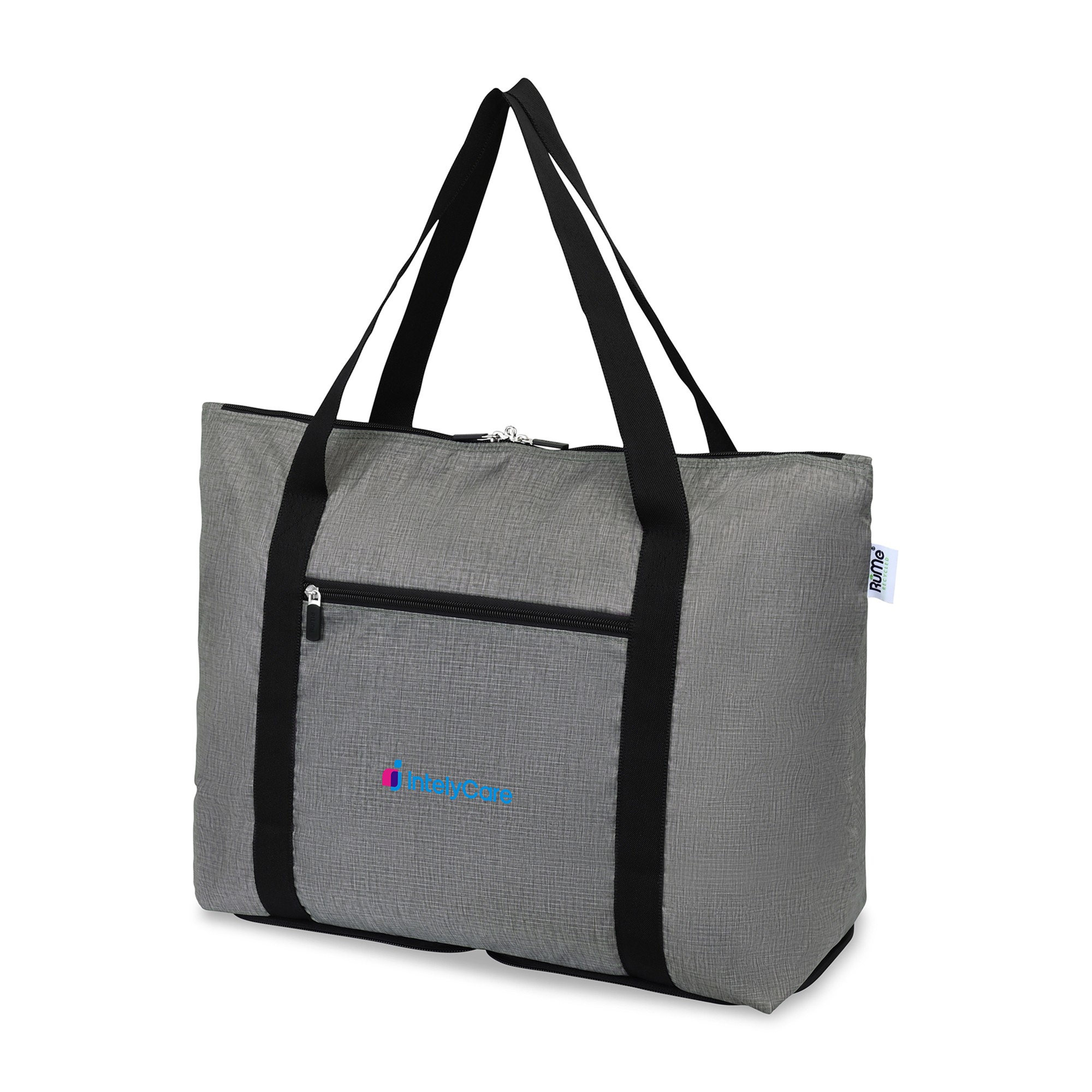 Picture of RuMe Recycled Ripstop rPET cFold Travel Tote - Heather Grey
