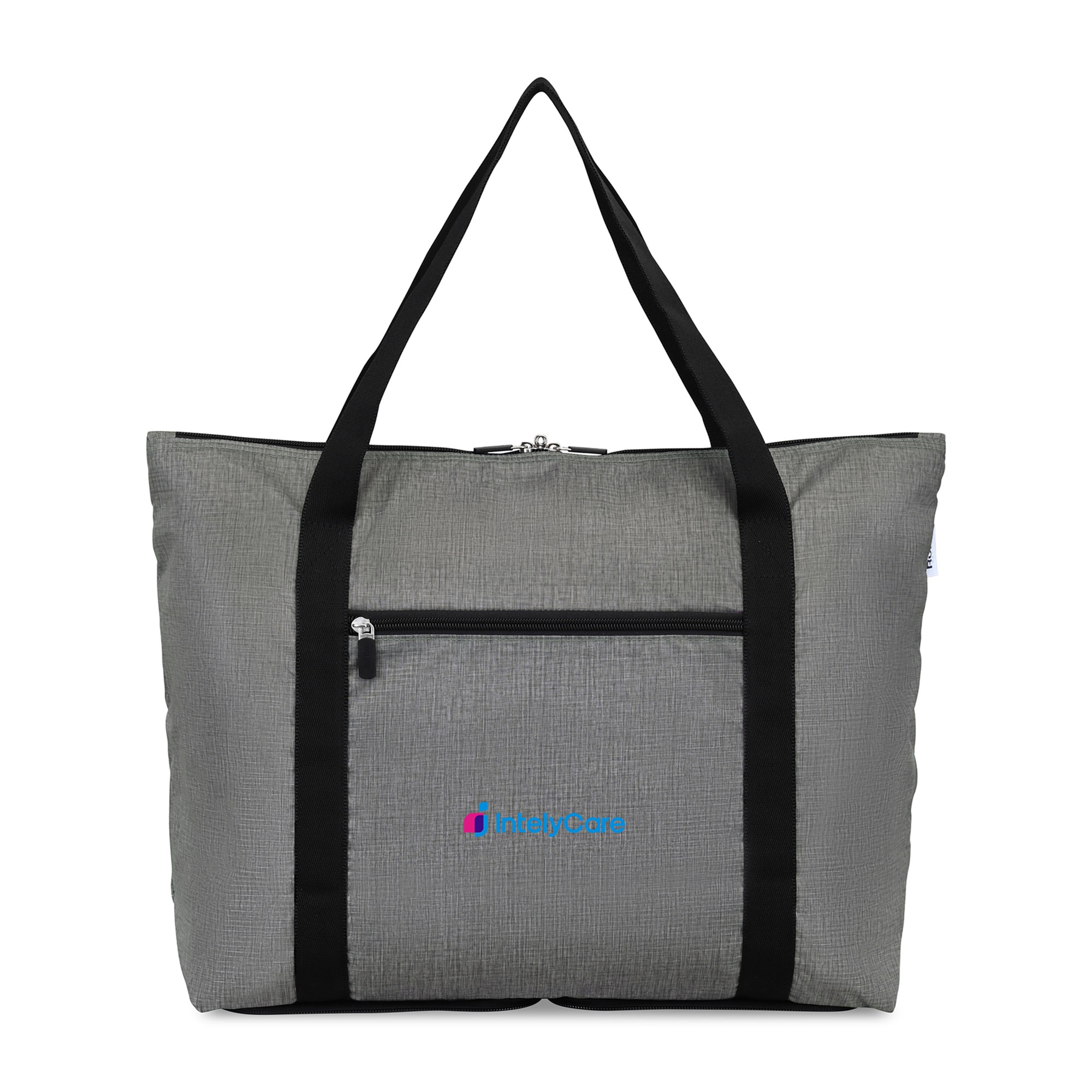 Picture of RuMe Recycled Ripstop rPET cFold Travel Tote - Heather Grey