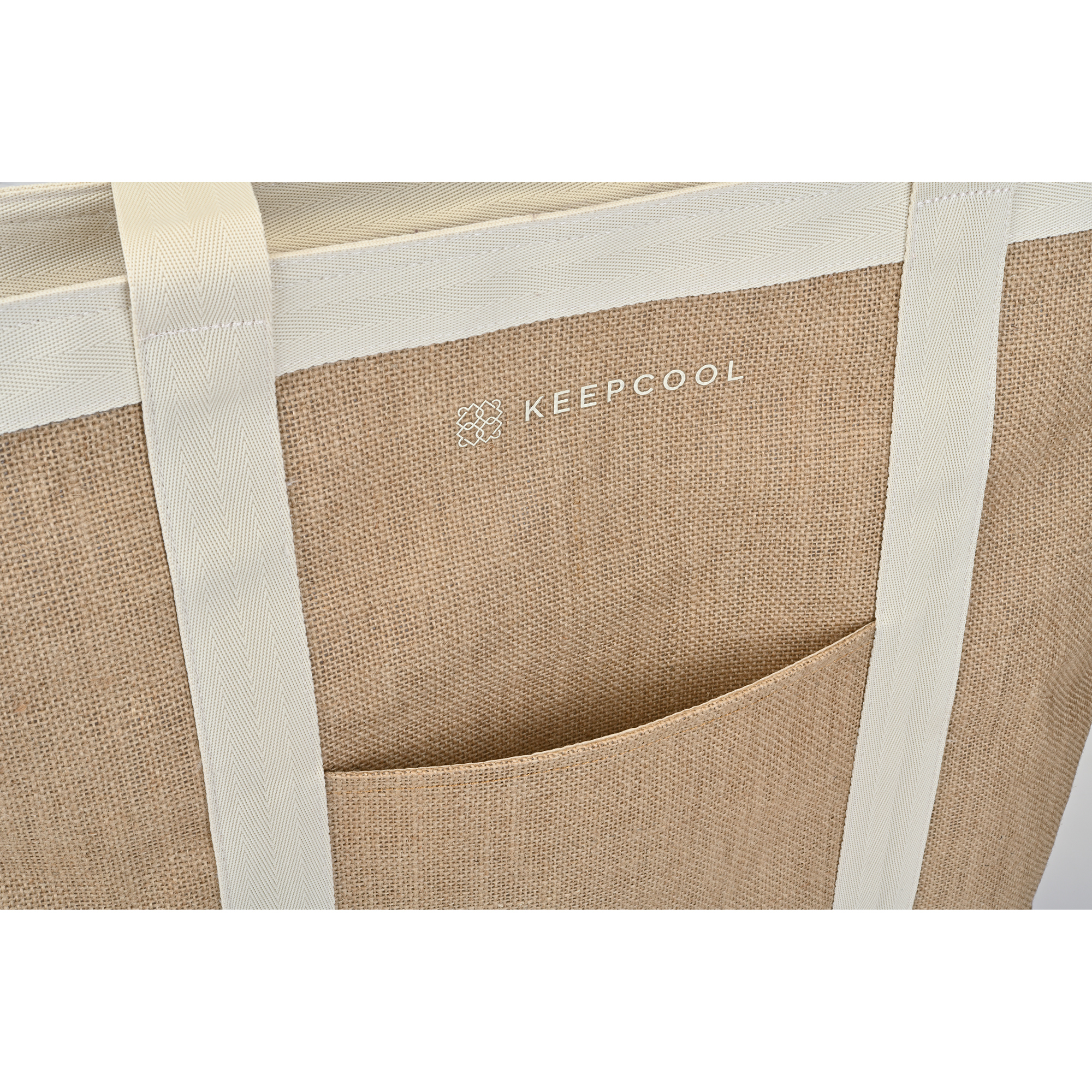 Picture of KEEPCOOL Nairobi Jute Shopper Cooler - Natural