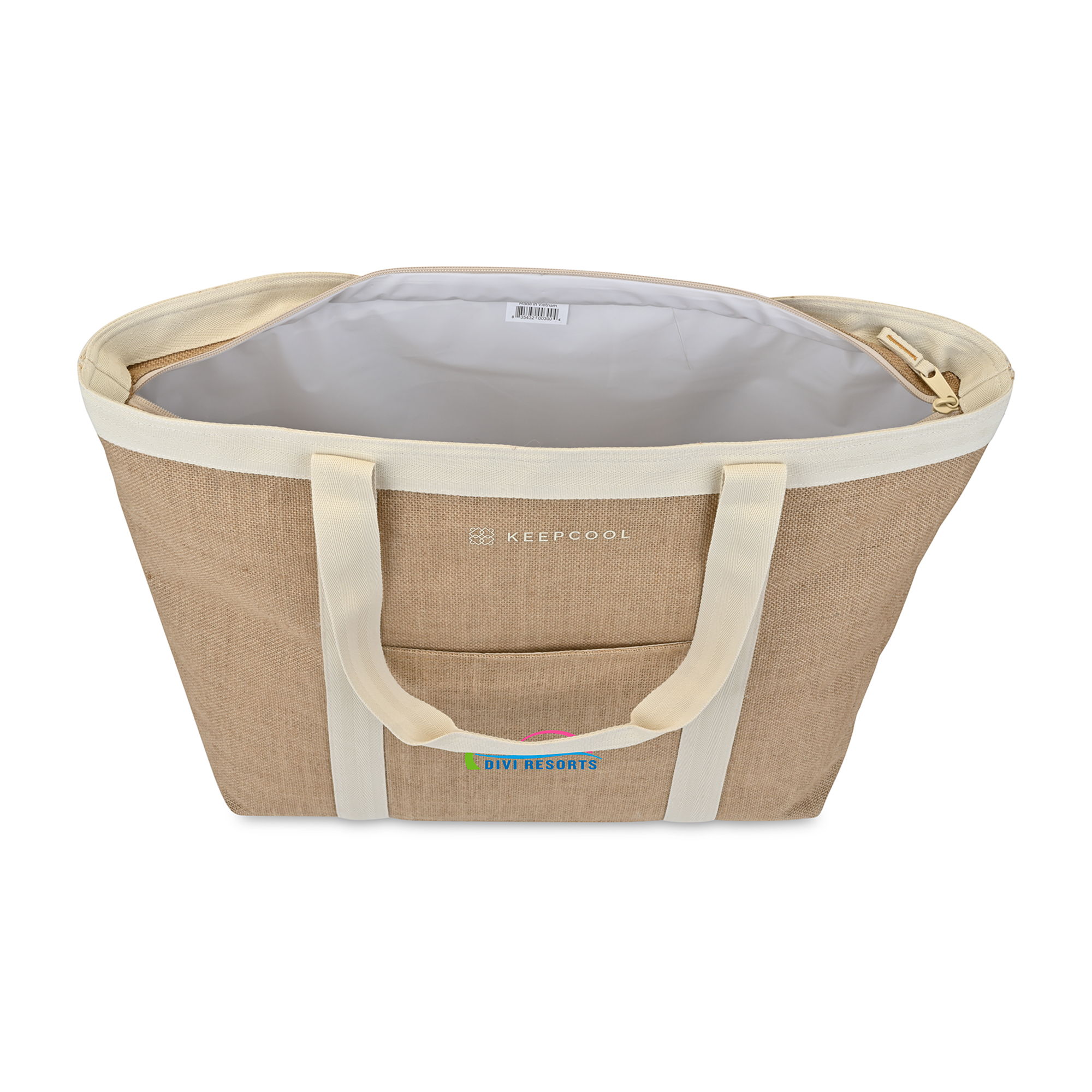 Picture of KEEPCOOL Nairobi Jute Shopper Cooler - Natural