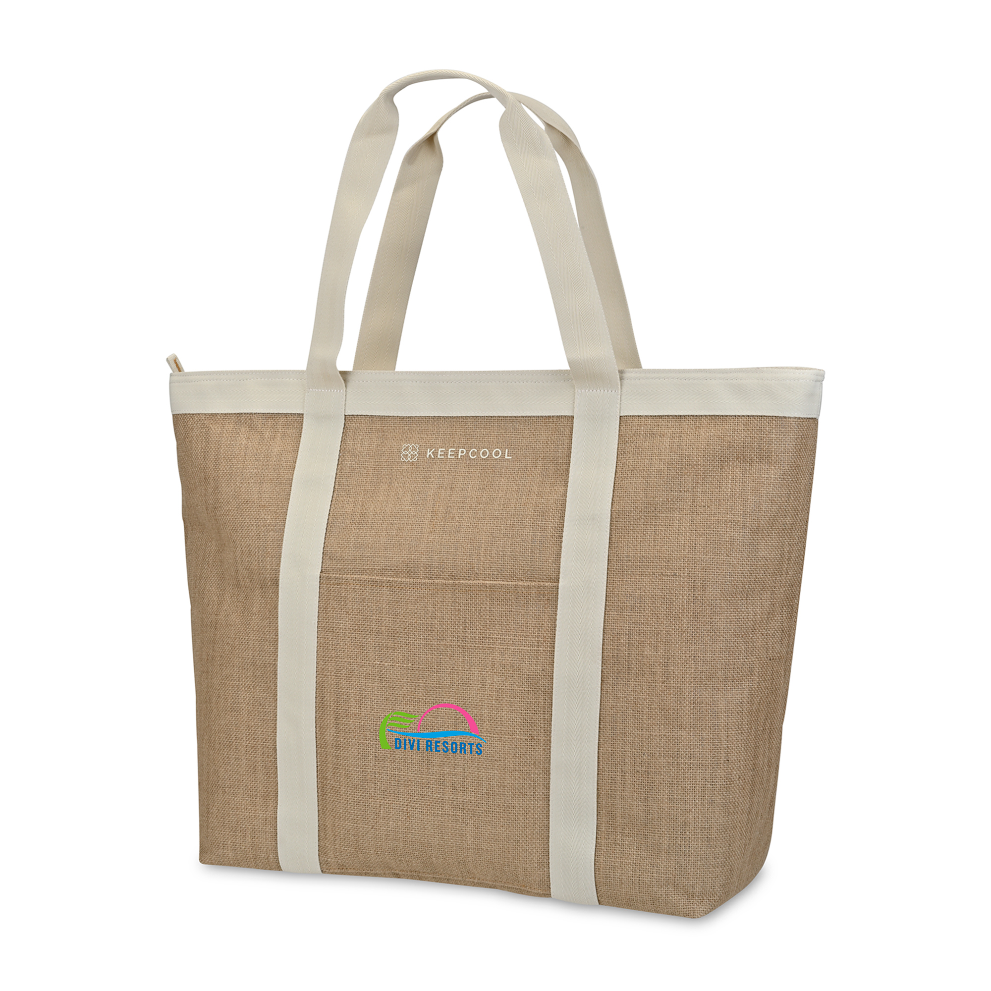 Picture of KEEPCOOL Nairobi Jute Shopper Cooler - Natural