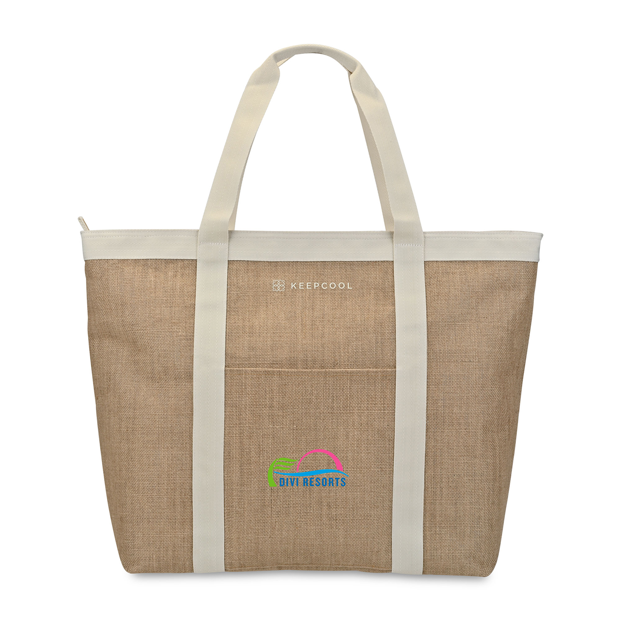 Picture of KEEPCOOL Nairobi Jute Shopper Cooler - Natural