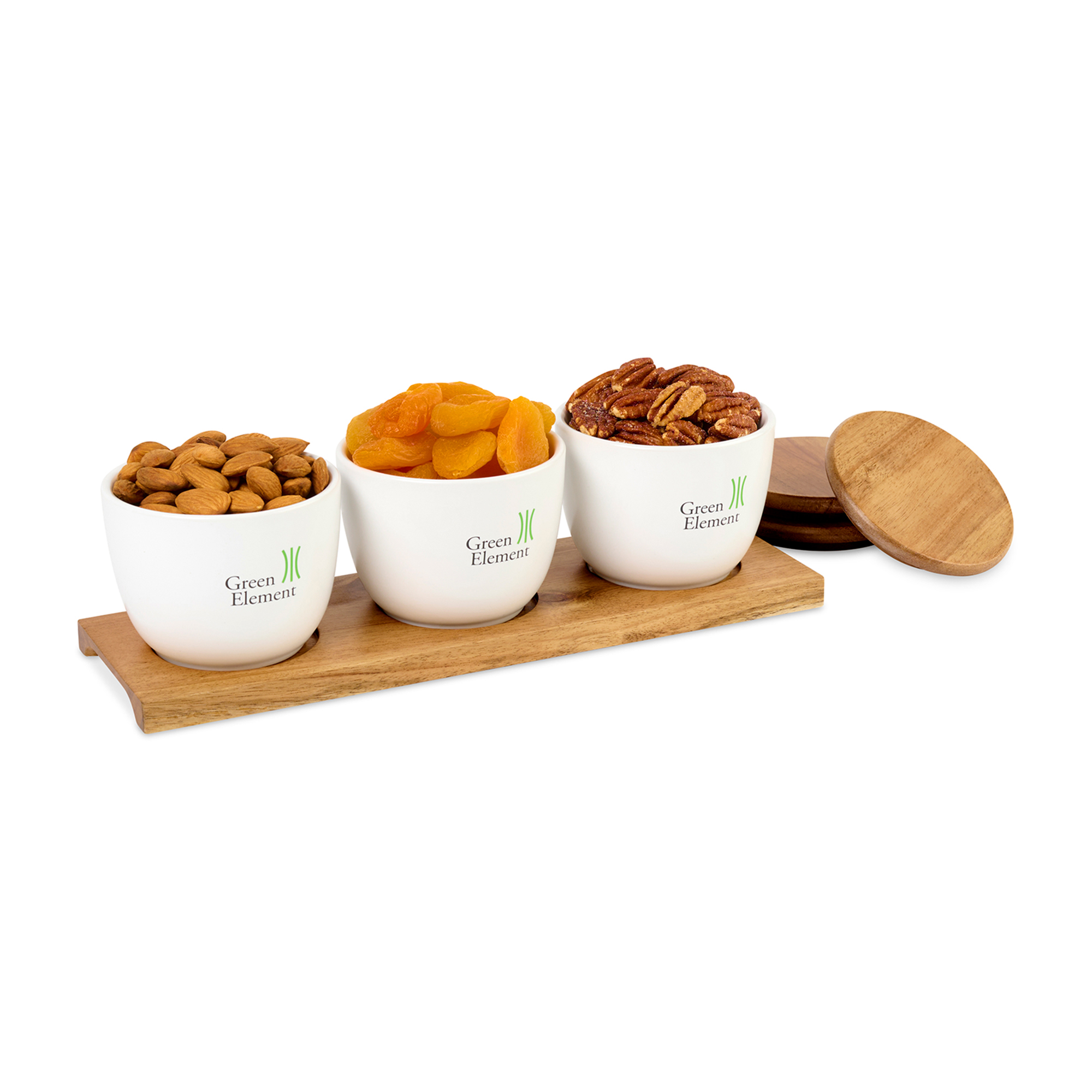 Picture of La Cuisine Appetizer Trio Tray - Wood