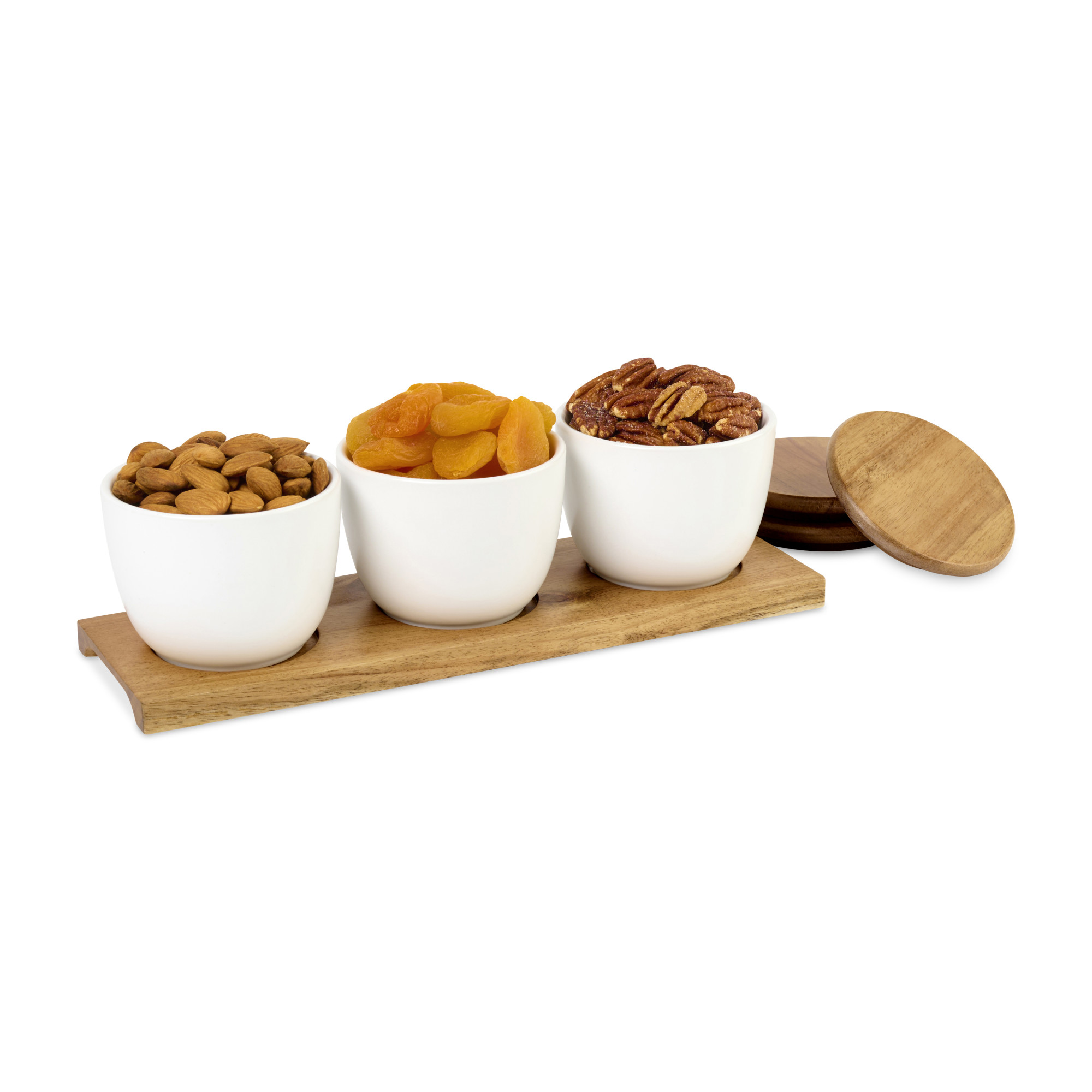 Picture of La Cuisine Appetizer Trio Tray - Wood