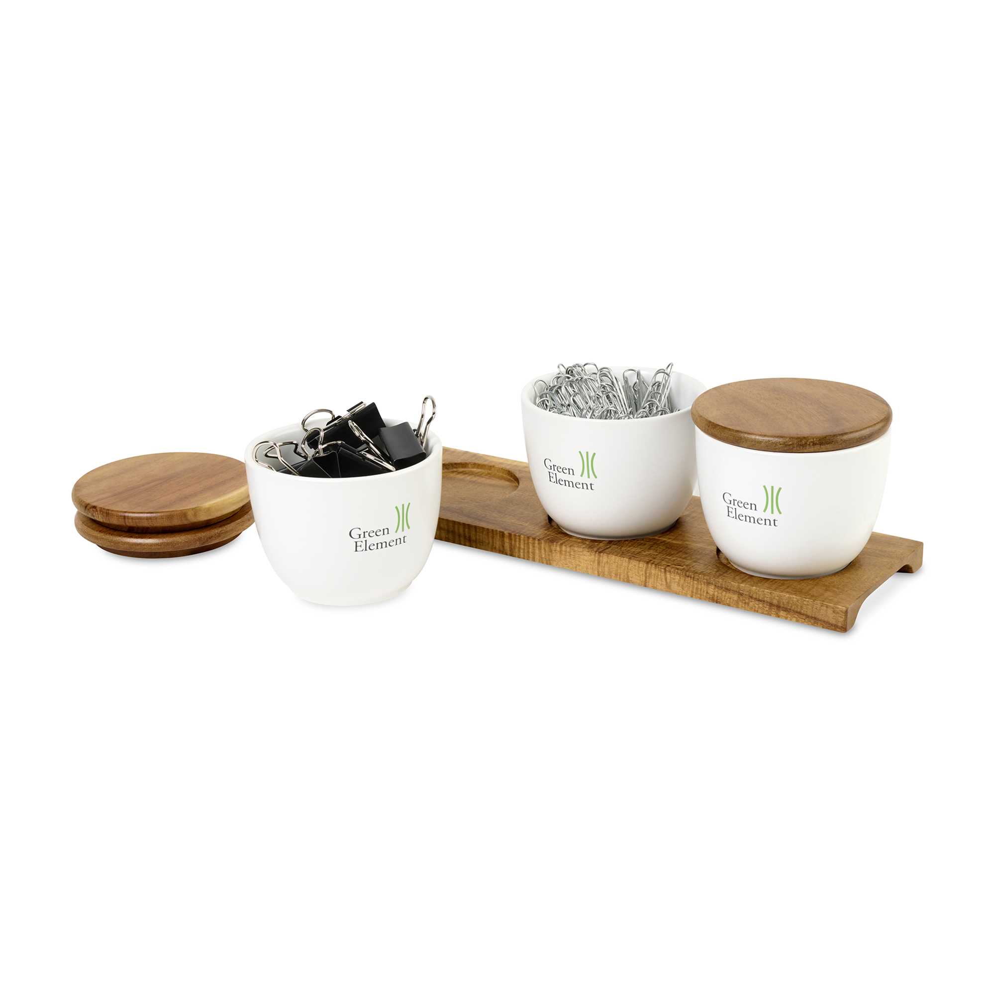 Picture of La Cuisine Appetizer Trio Tray - Wood