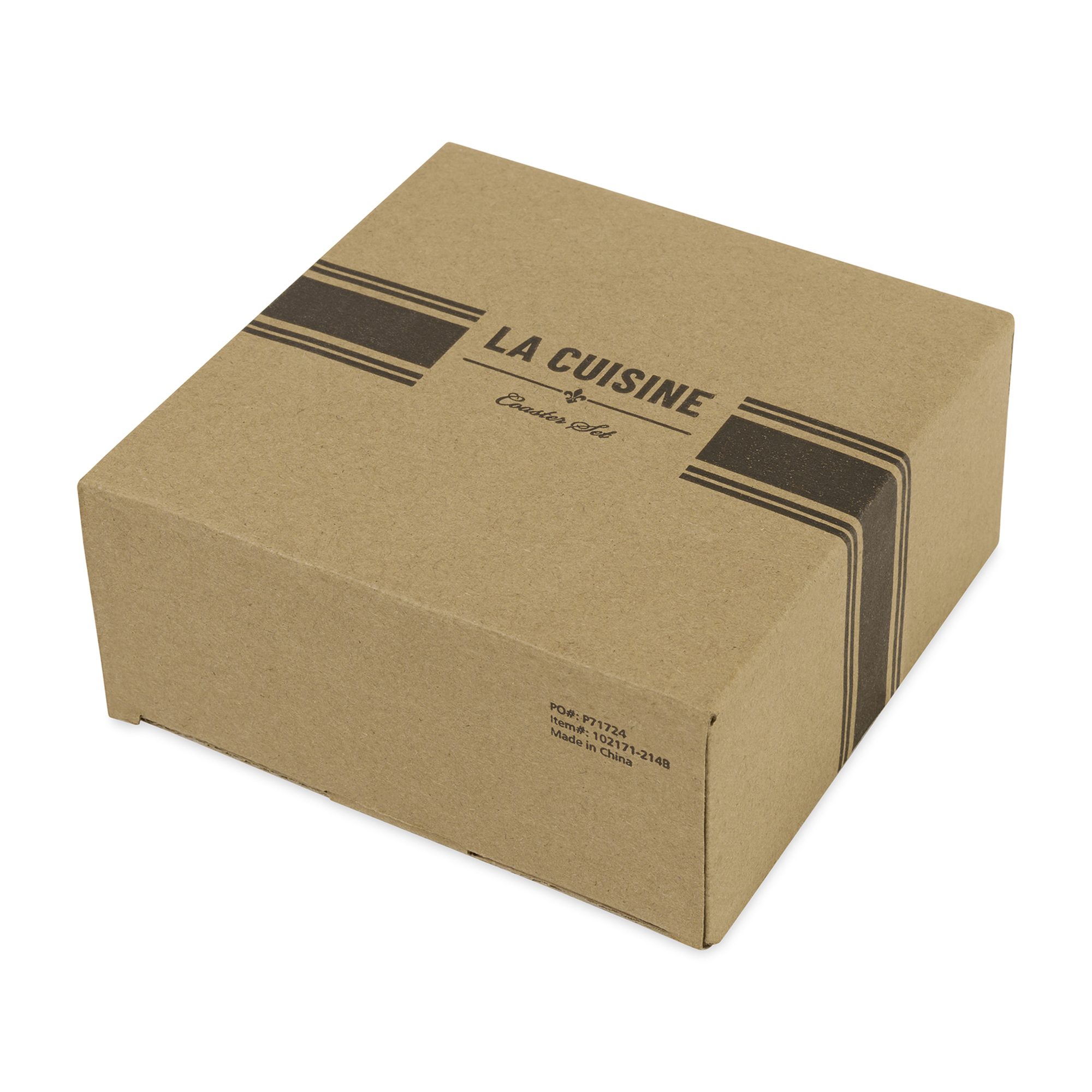 Picture of La Cuisine Coaster Set - Wood