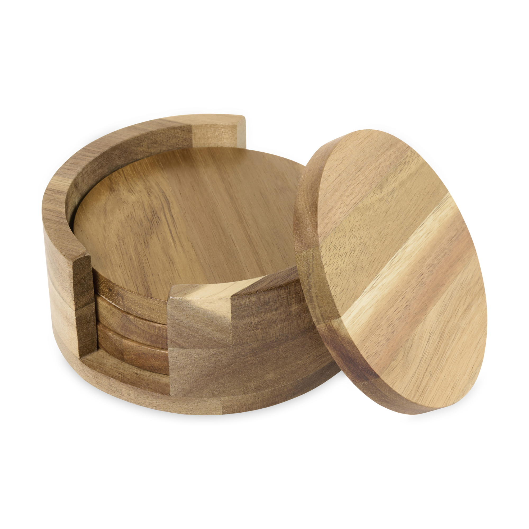 Picture of La Cuisine Coaster Set - Wood