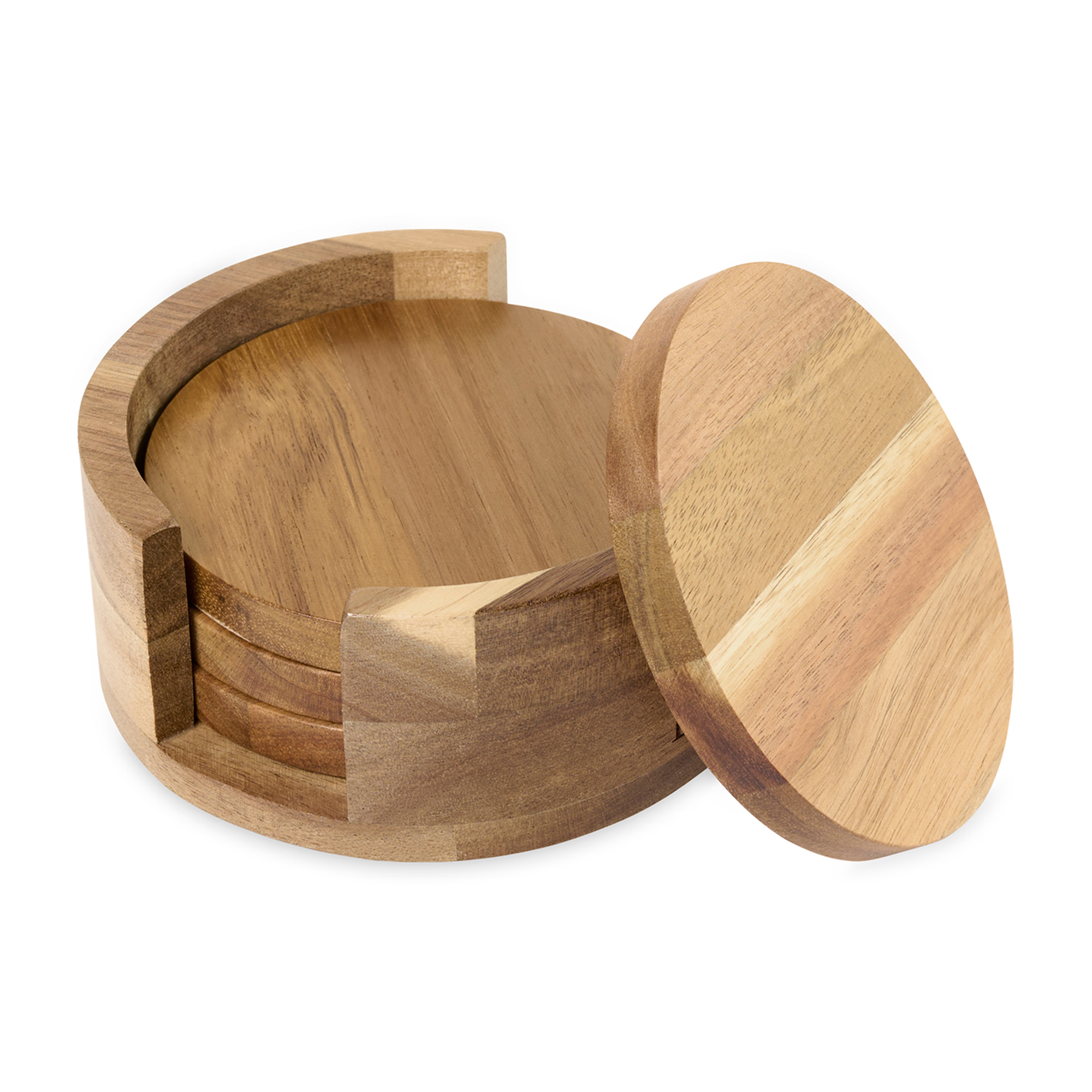 Picture of La Cuisine Coaster Set - Wood