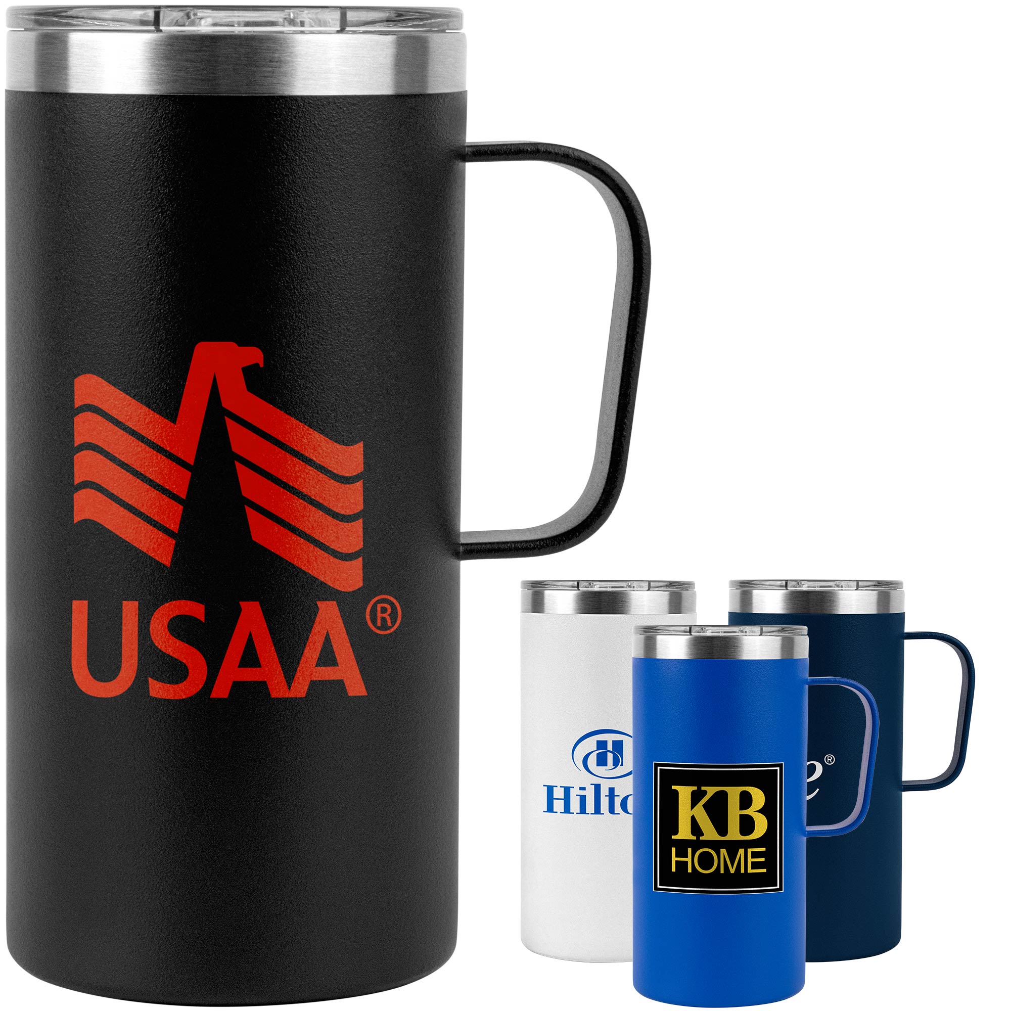 Picture of 20 Oz. Embark Tall Mug w/Spill-Proof Clear Sip-Lid