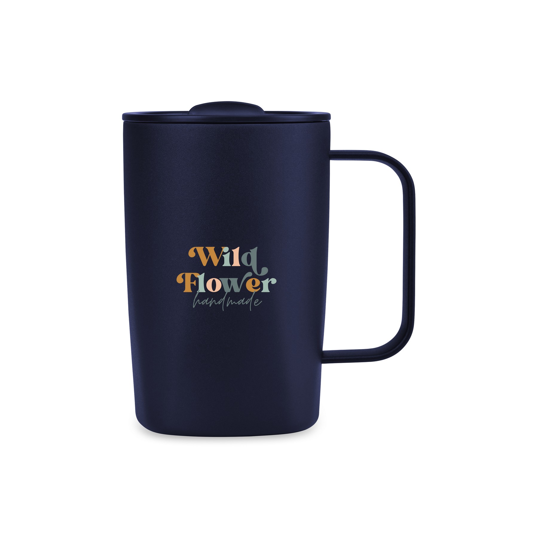 Picture of Aviana Rowan Recycled Stainless Steel Mug - 15 Oz. - Matte Navy