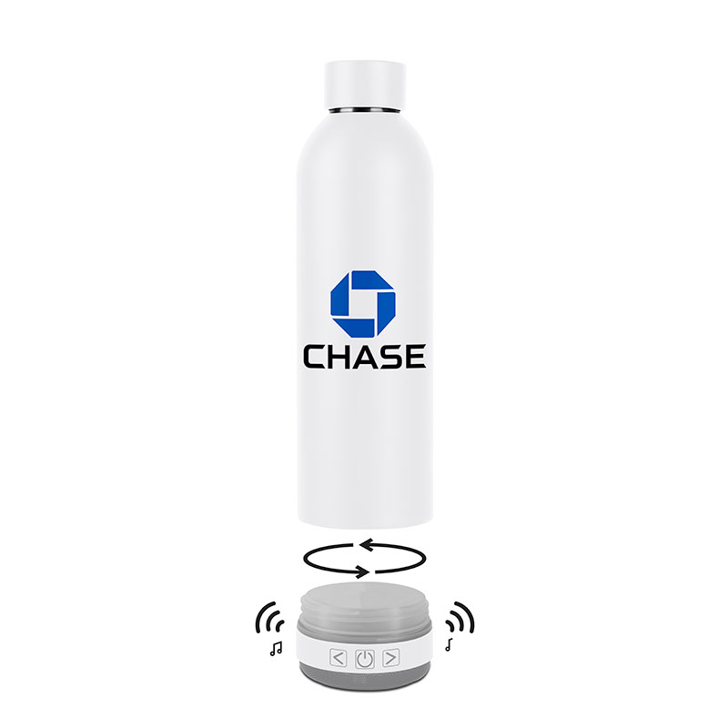 Picture of 18 Oz. SoundSip Double Wall Bottle w/Wireless Speaker