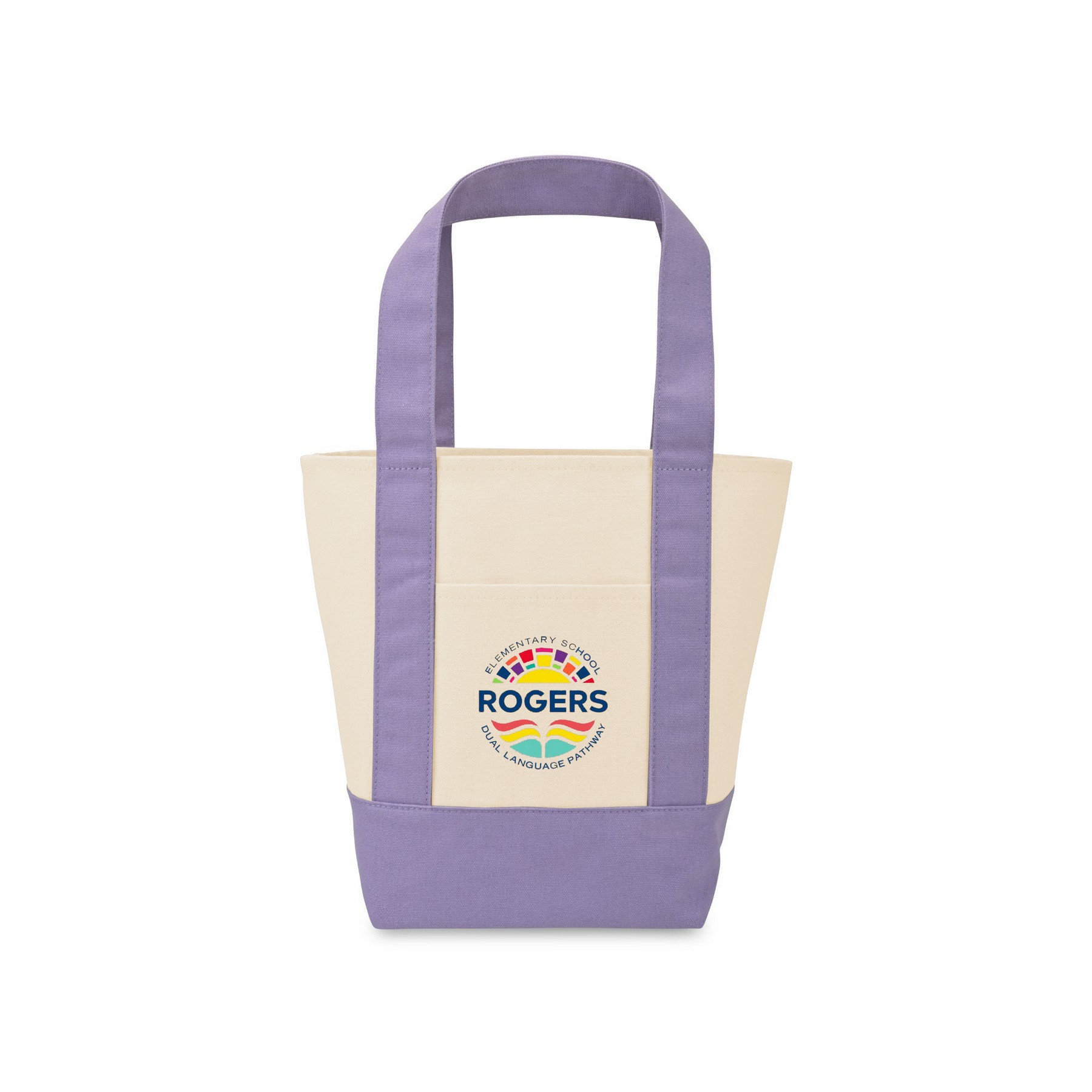 Picture of Mini Canvas Tote - Pastel Purple
