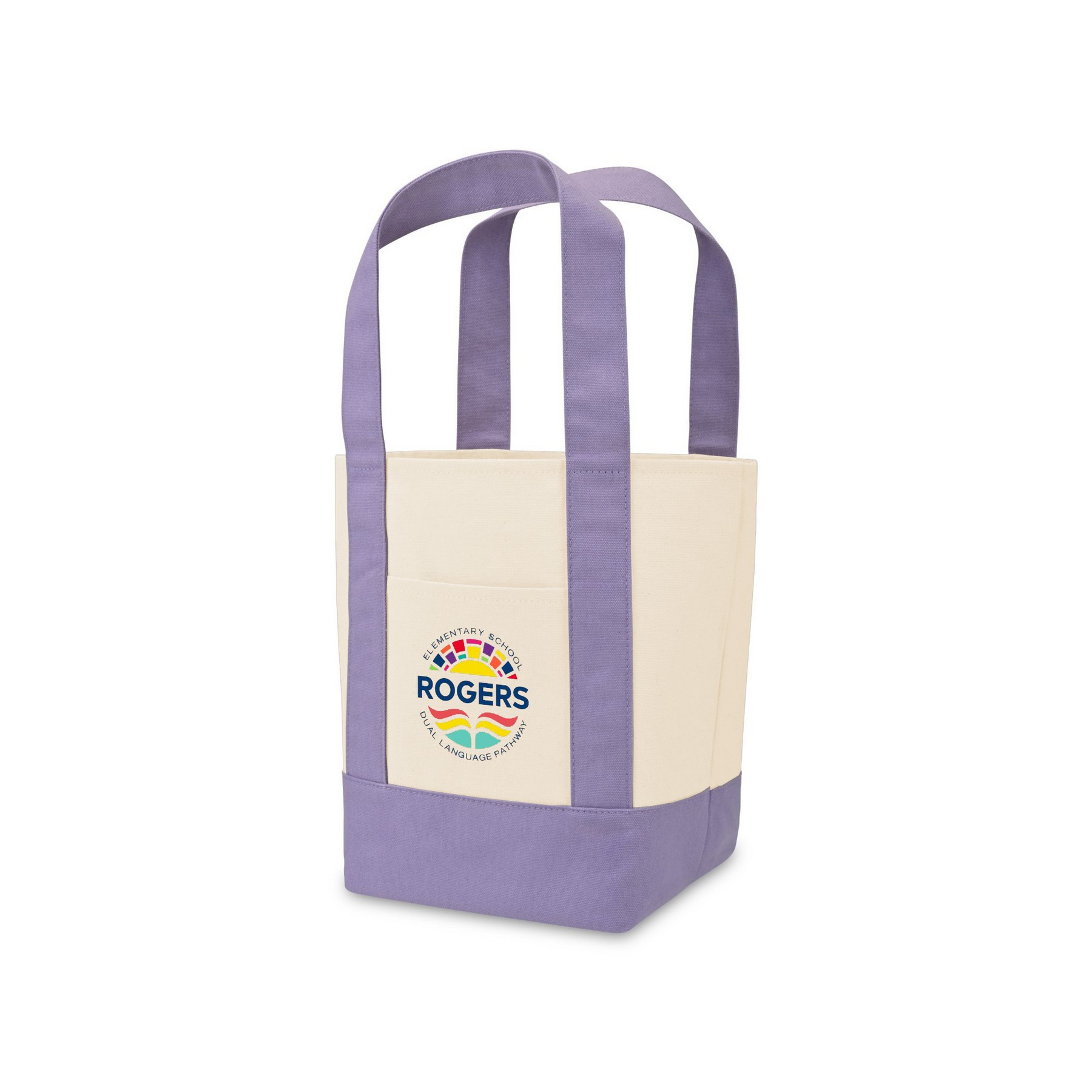 Picture of Mini Canvas Tote - Pastel Purple