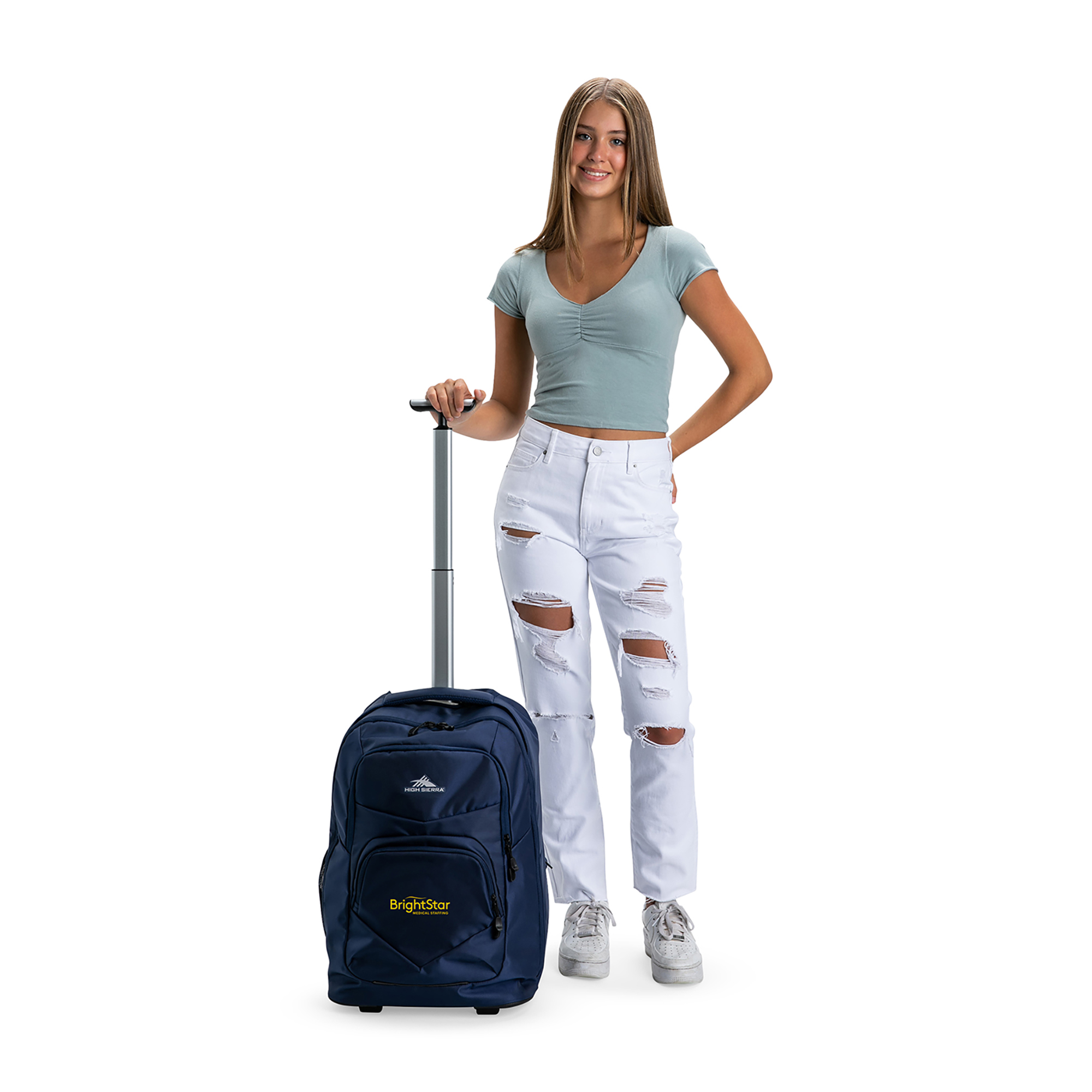 Picture of High Sierra Freewheel Pro Wheeled Backpack - True Navy