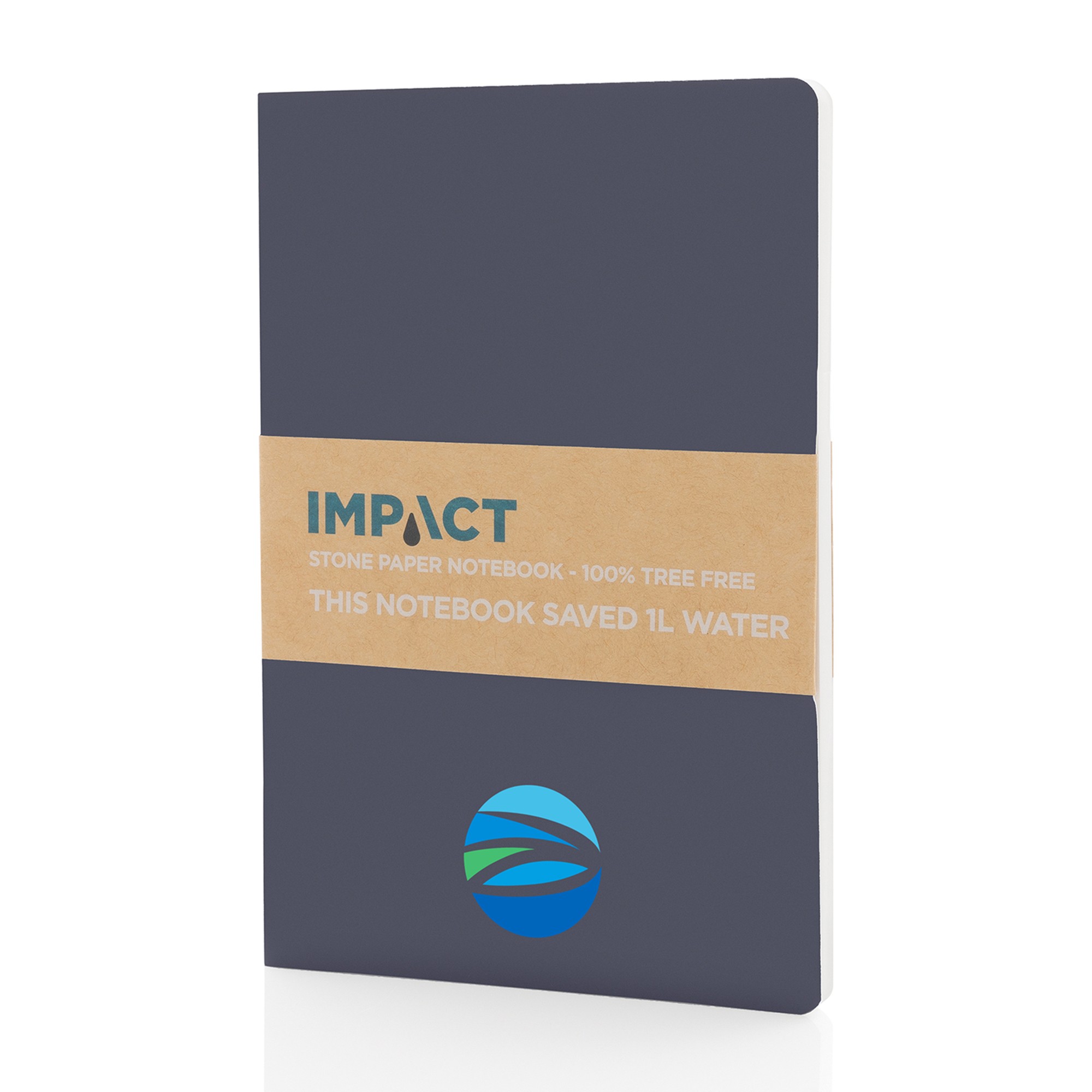 Picture of Impact Softcover Stone Paper Notebook A5 - Navy