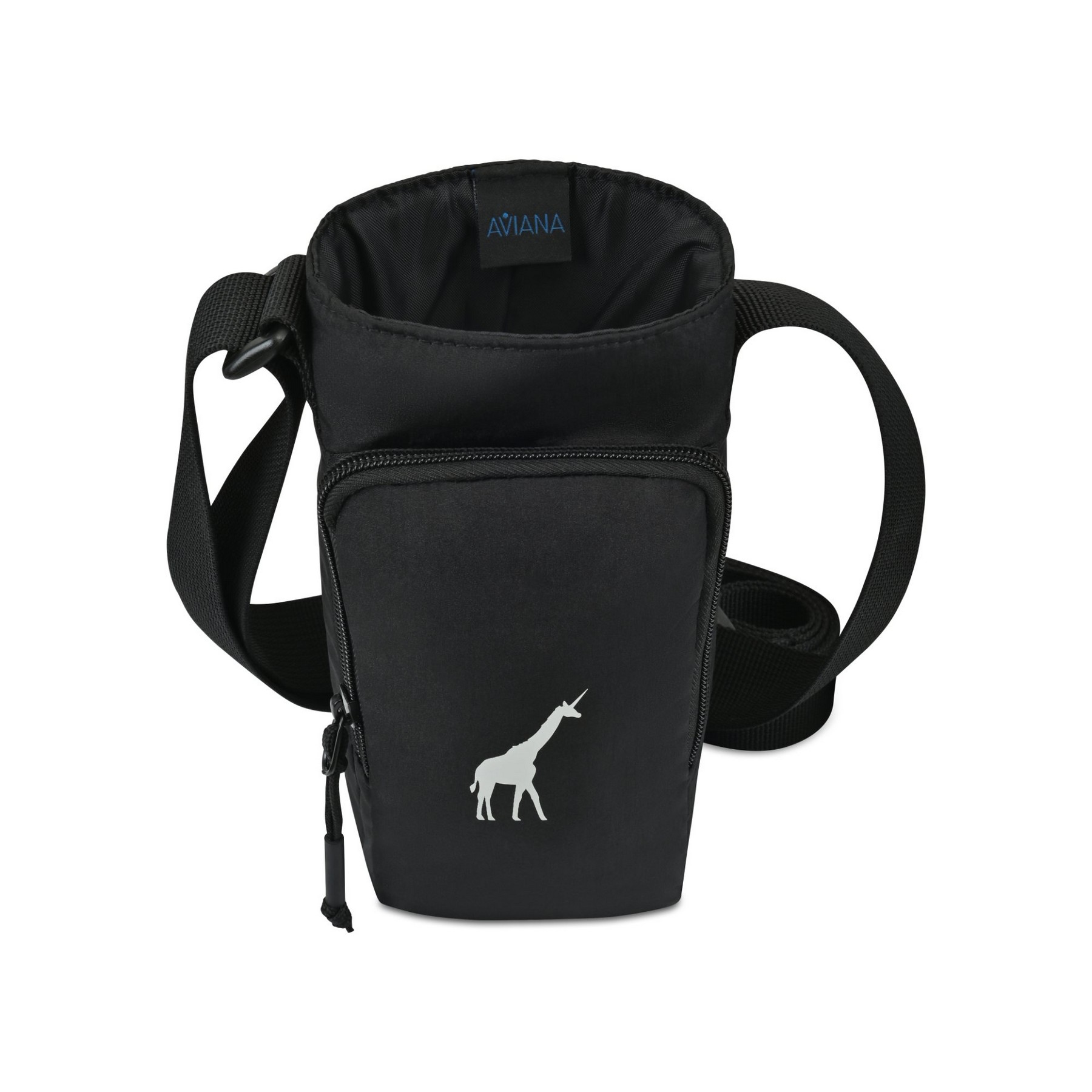 Picture of Aviana Rowan Recycled Nylon Bottle Sling - AWARE - Black