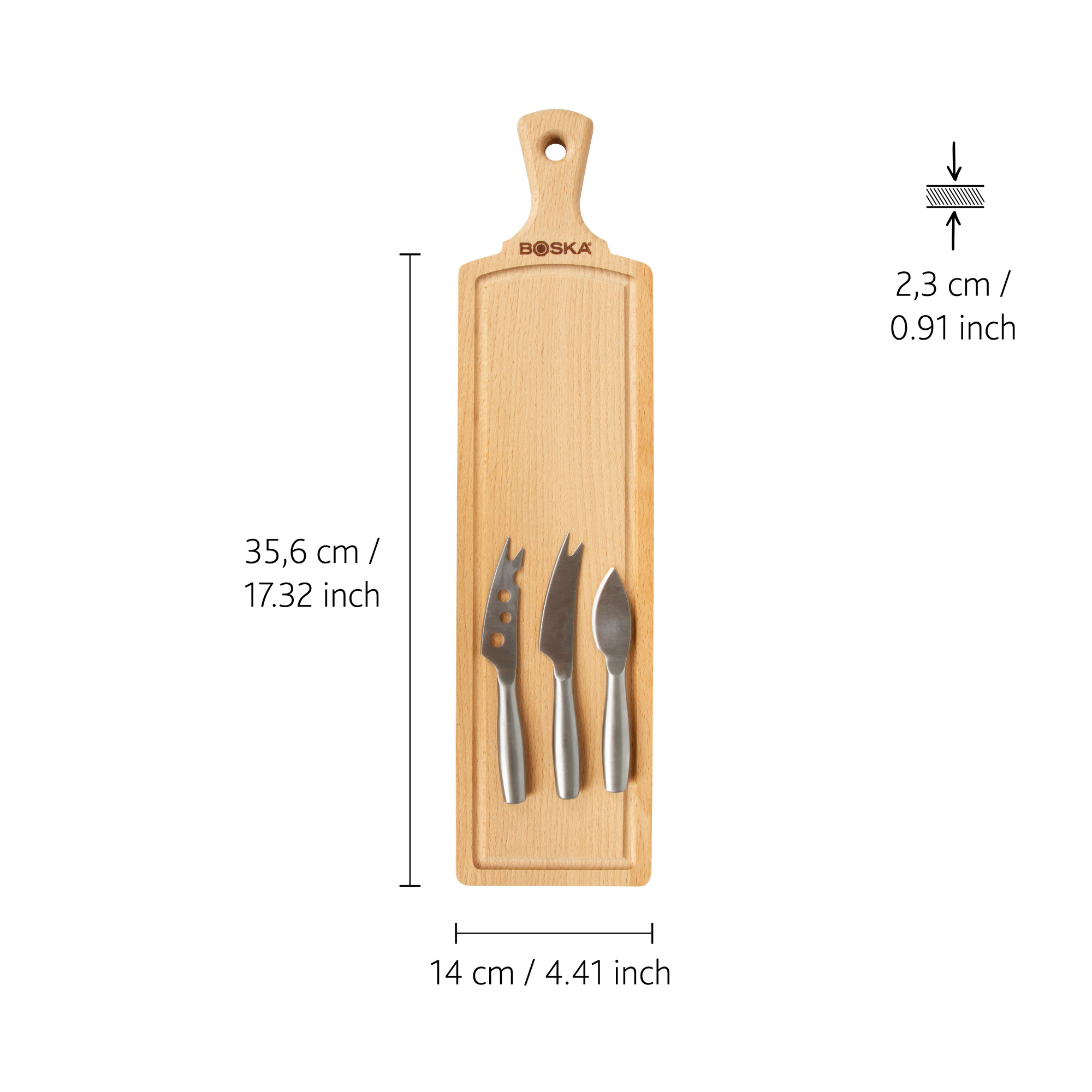 Picture of BOSKA Cheese Set Amigo - Wood