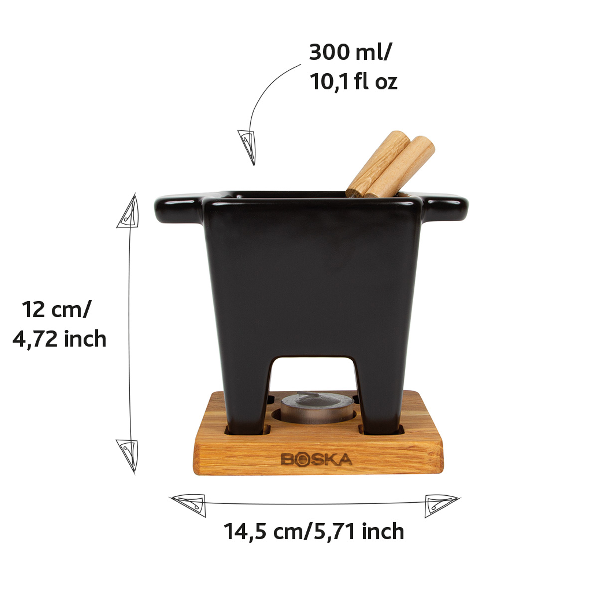 Picture of BOSKA Tapas Fondue Nero - Black