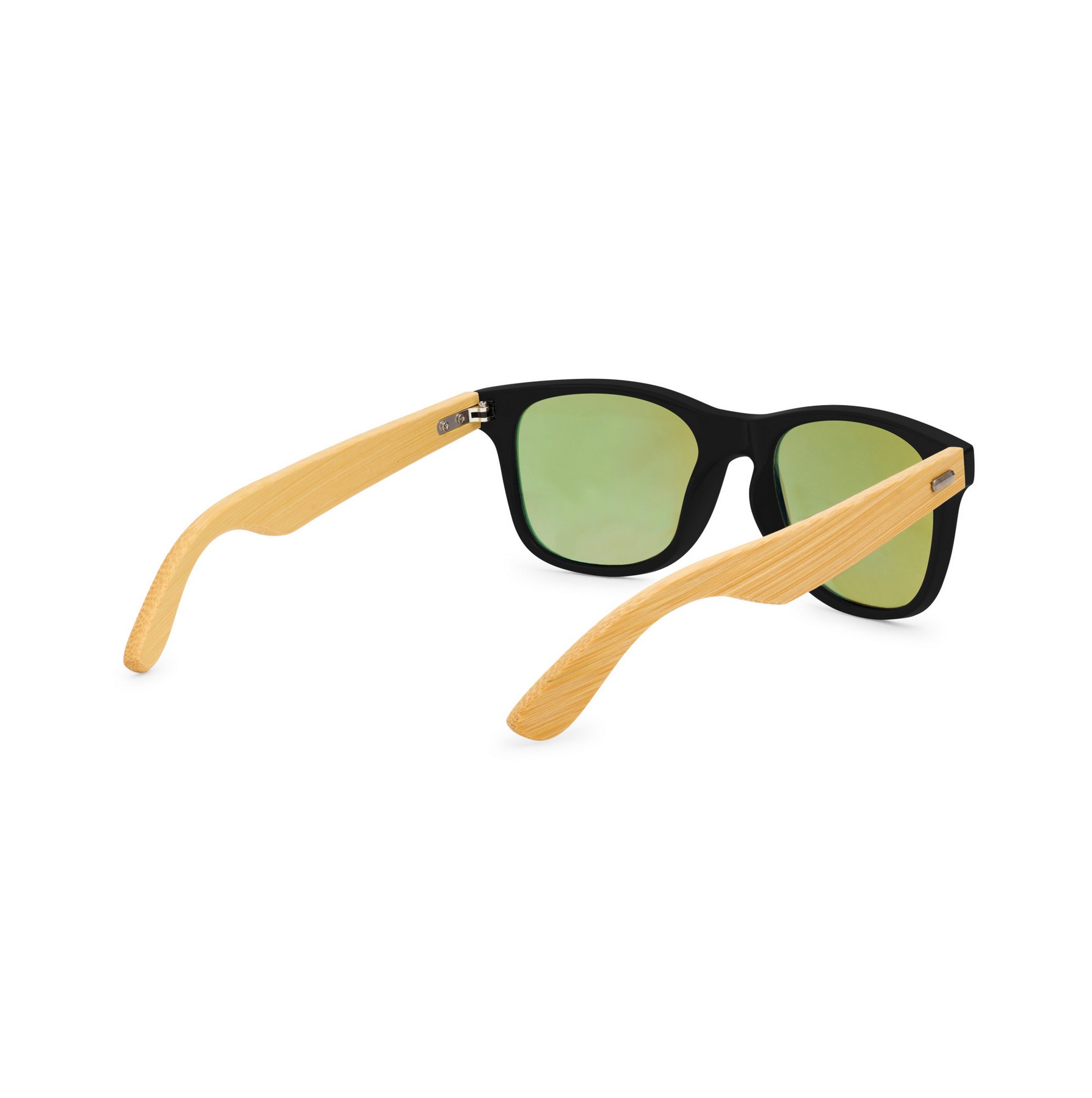 Picture of CapeShades Recycled Bamboo Sunglasses Black Frame - Green