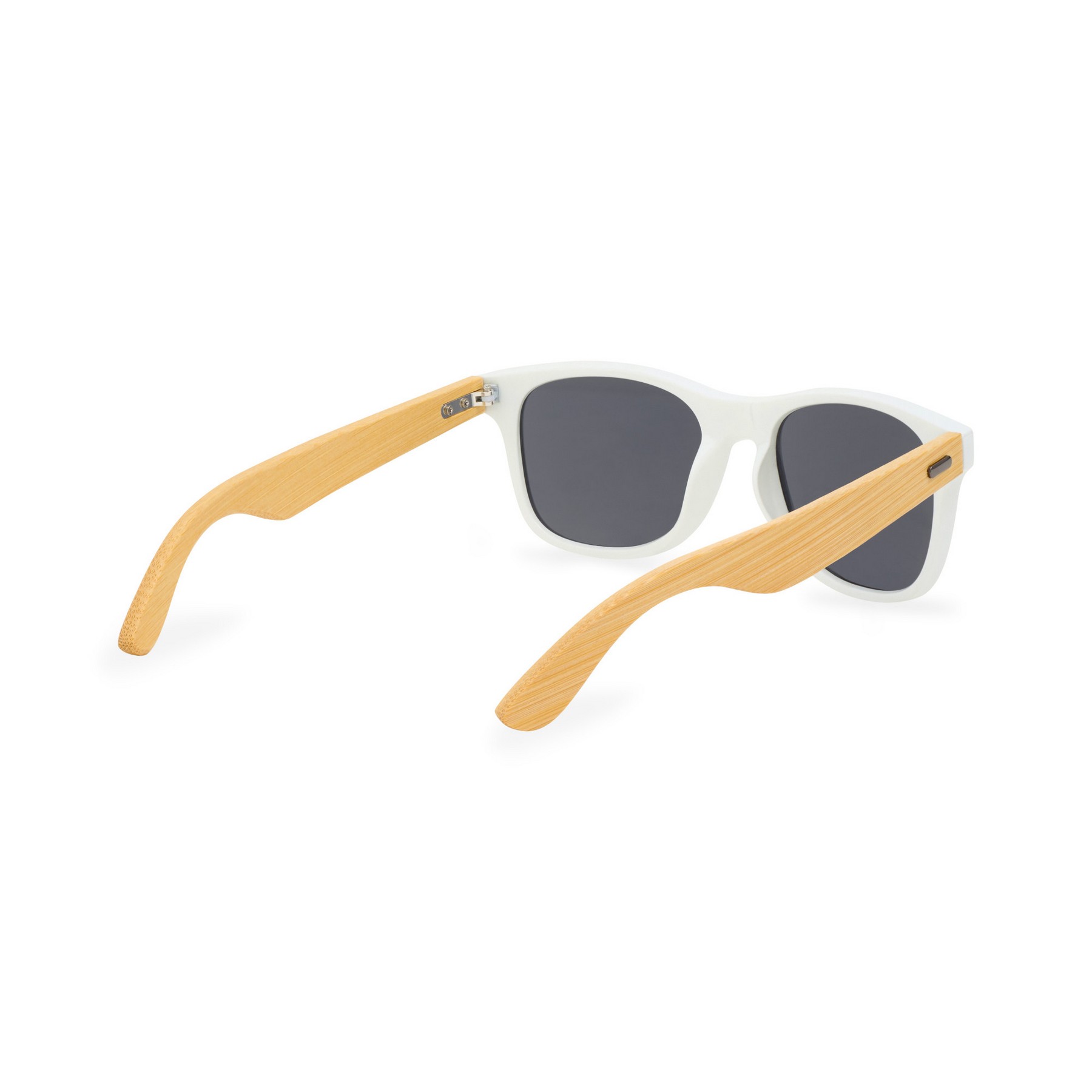 Picture of CapeShades Recycled Bamboo Sunglasses White Frame - Black