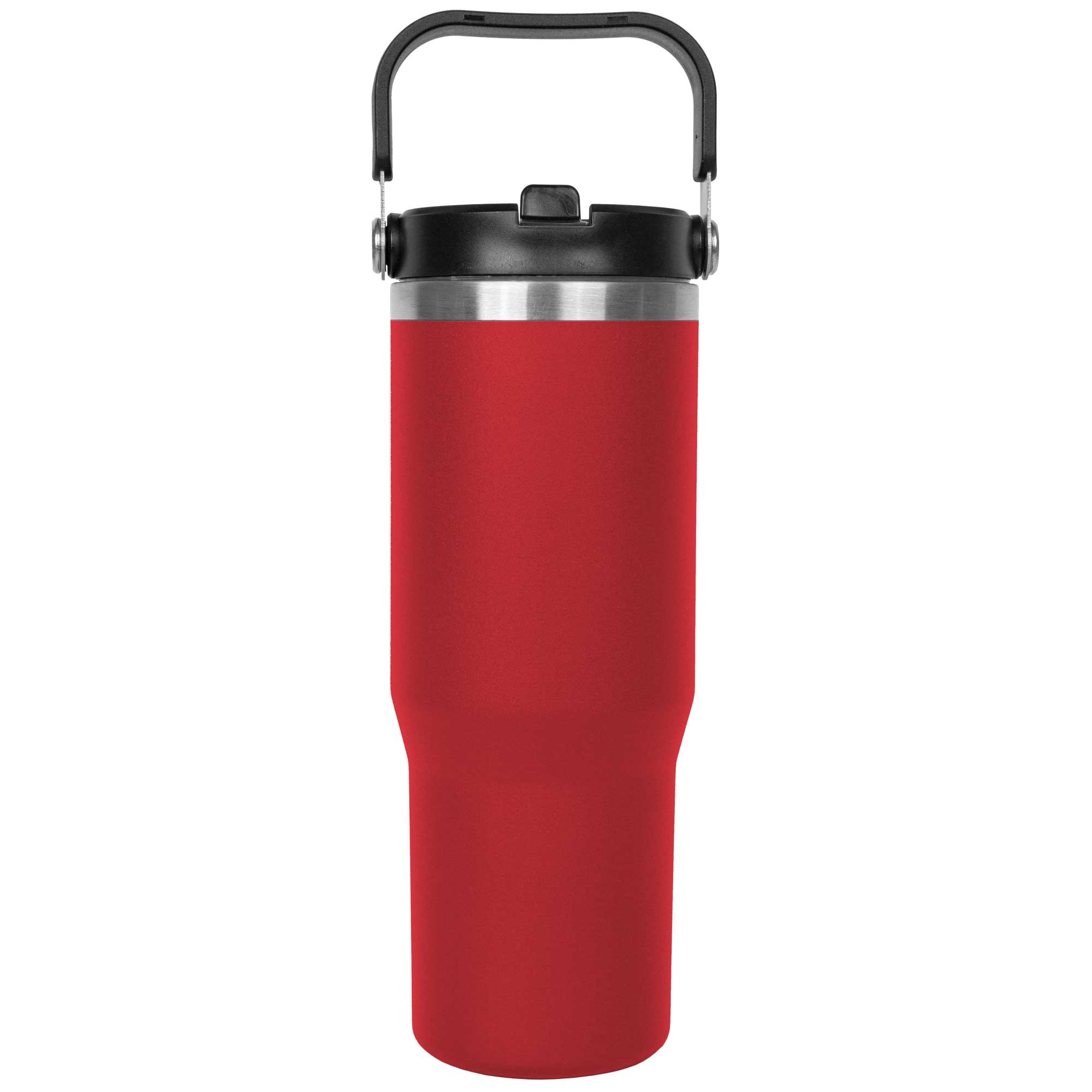 Picture of 30 Oz. Stainless Steel Insulated Mug w/Handle & Built-In Straw