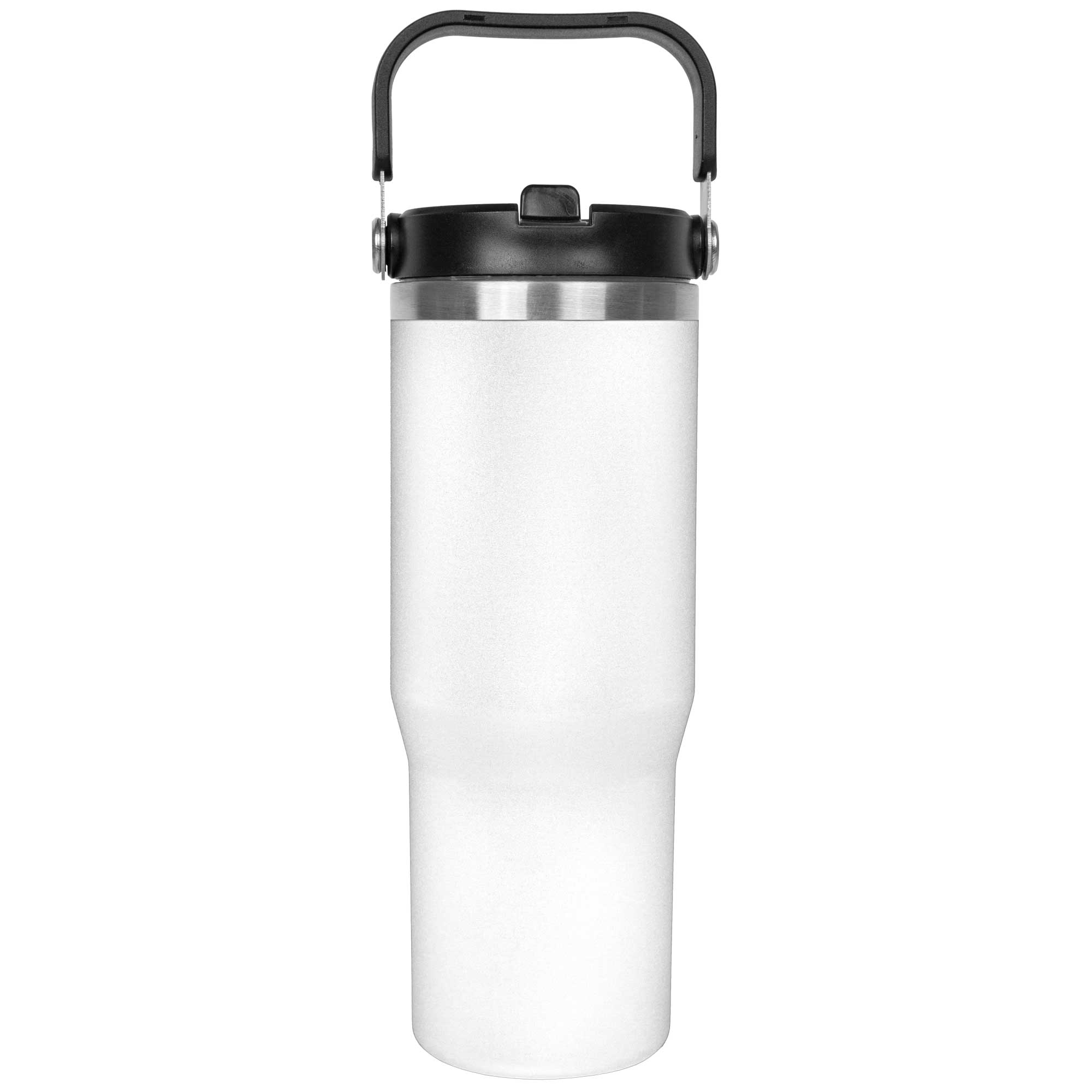 Picture of 30 Oz. Stainless Steel Insulated Mug w/Handle & Built-In Straw