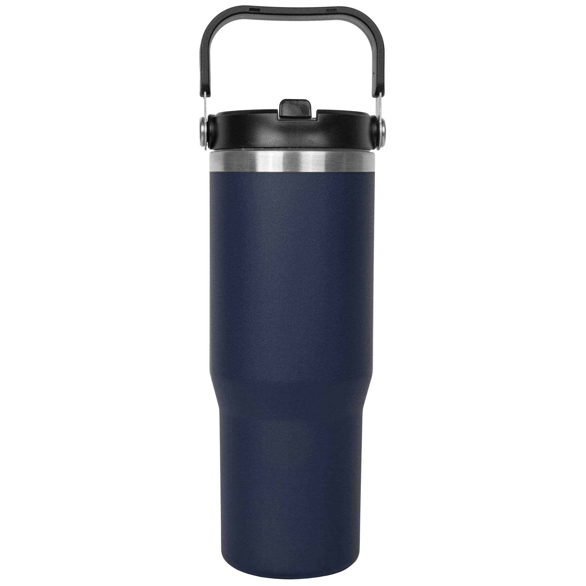 Picture of 30 Oz. Stainless Steel Insulated Mug w/Handle & Built-In Straw