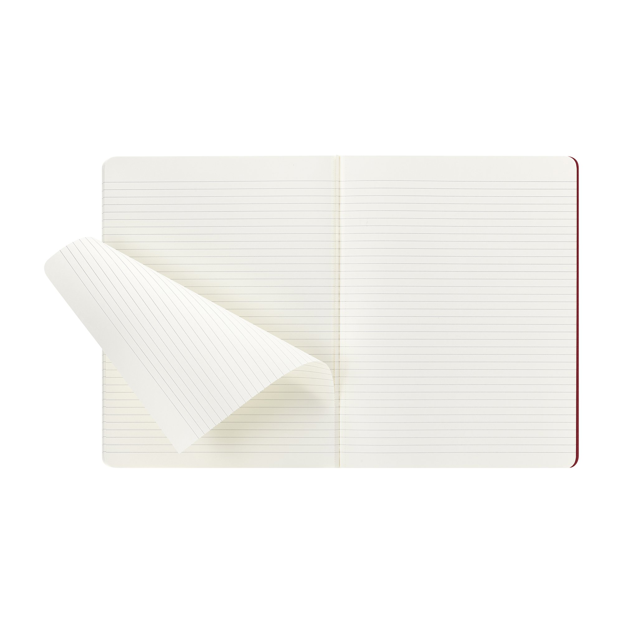 Picture of Moleskine Cahier Ruled X-Large Journal - Cranberry Red